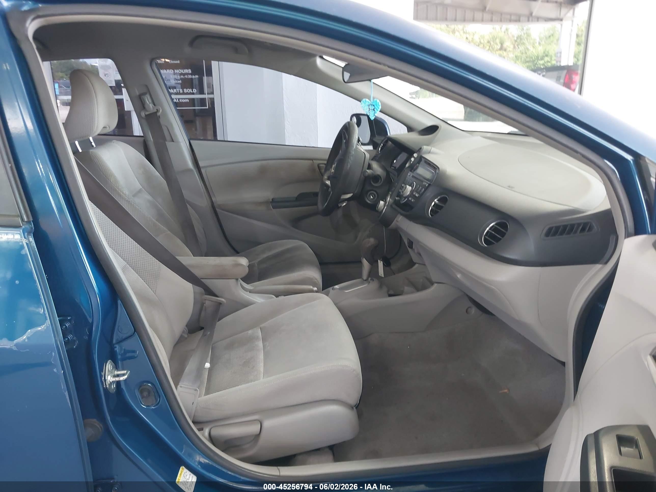 2011 Honda Insight Ex Blue vin: JHMZE2H73BS001381