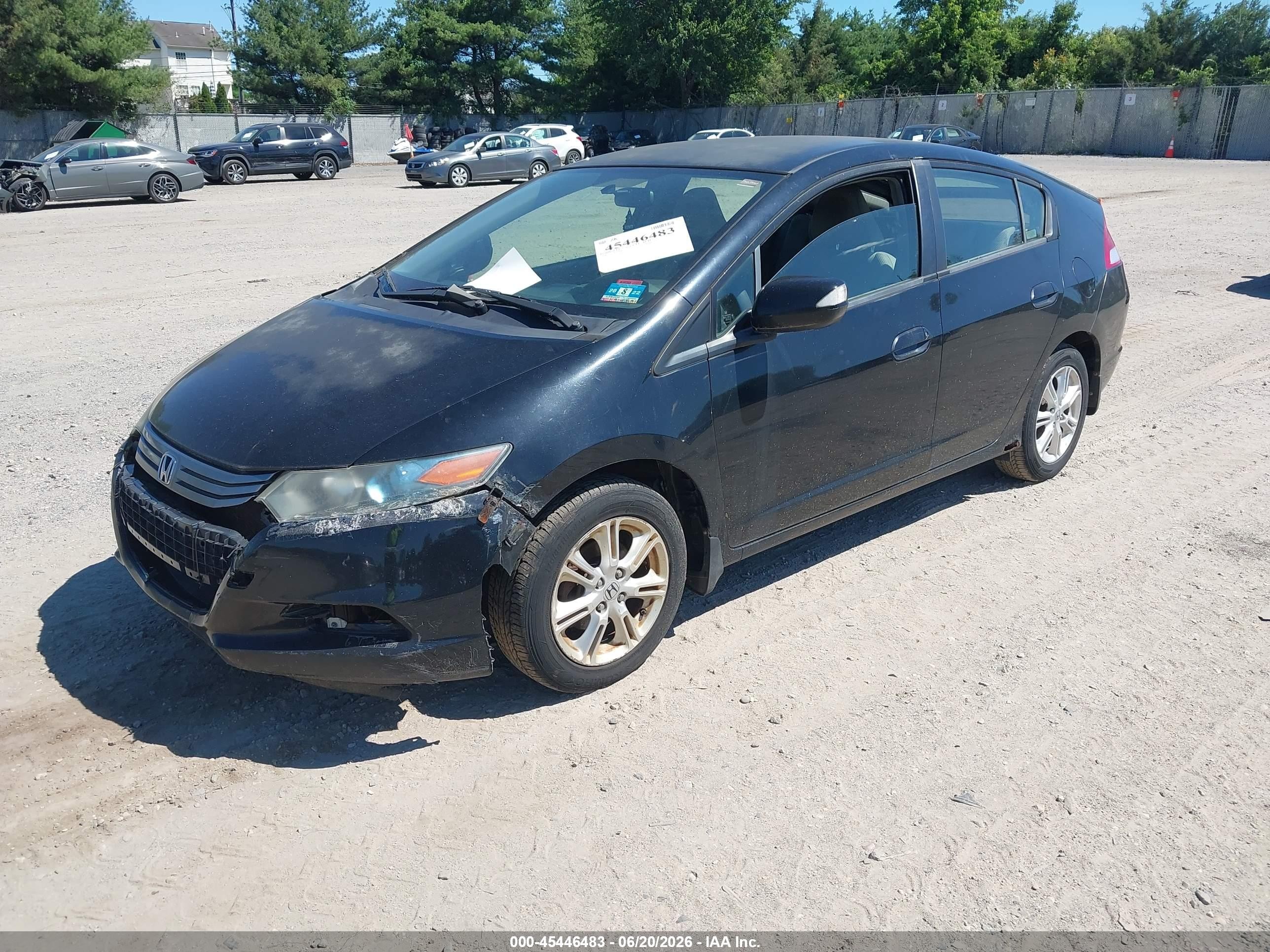 2010 Honda Insight Ex Black vin: JHMZE2H74AS008712