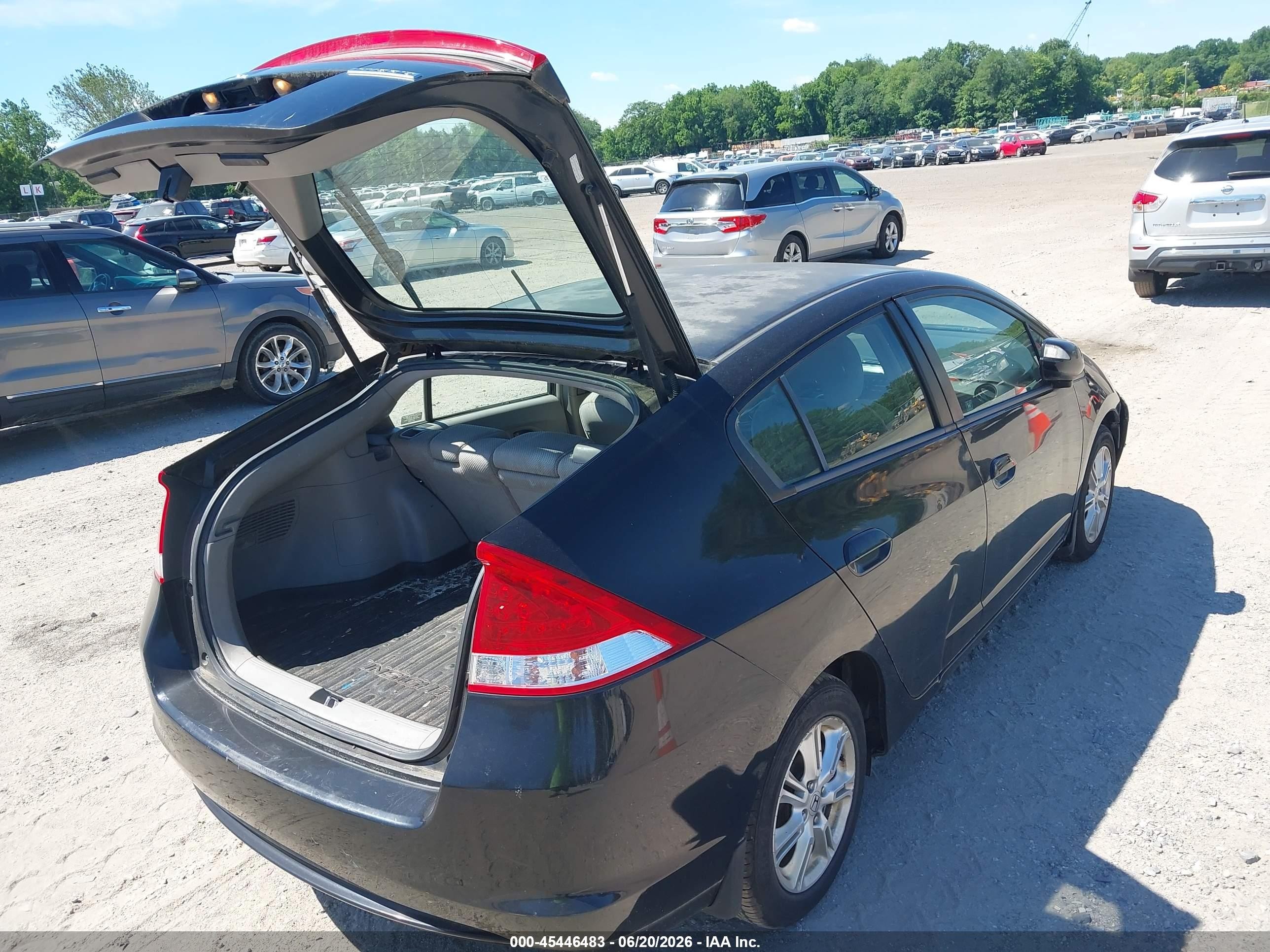 2010 Honda Insight Ex Black vin: JHMZE2H74AS008712