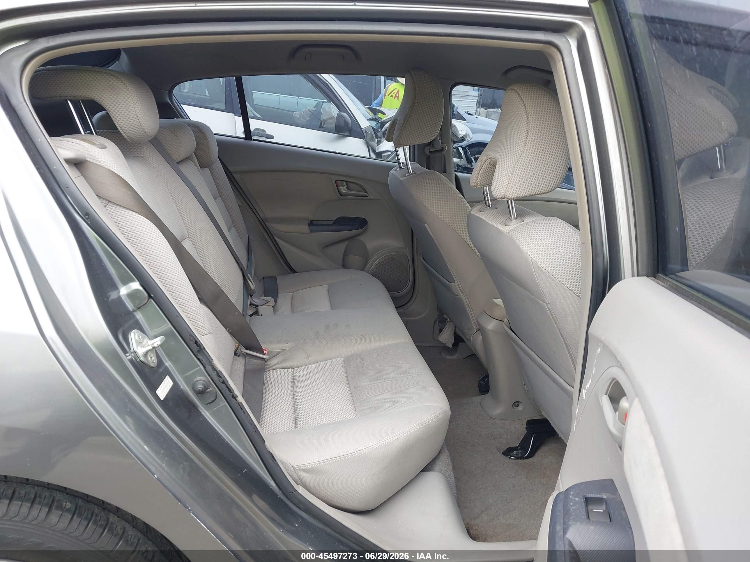 2010 Honda Insight Ex Gray vin: JHMZE2H74AS010105