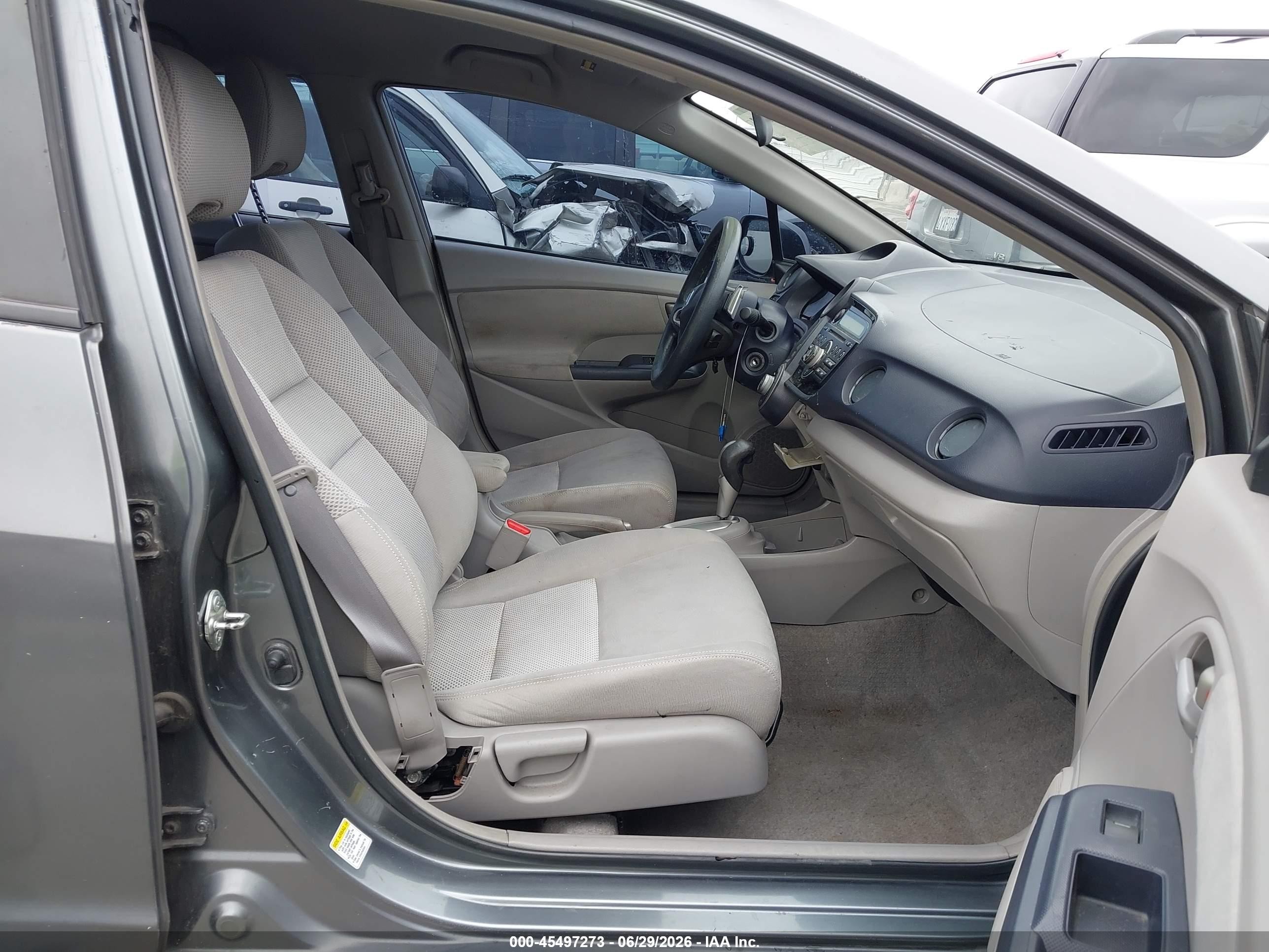 2010 Honda Insight Ex Gray vin: JHMZE2H74AS010105