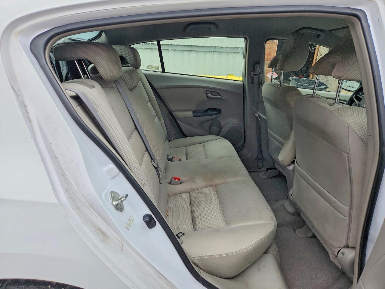 2010 Honda Insight Ex White vin: JHMZE2H74AS011464