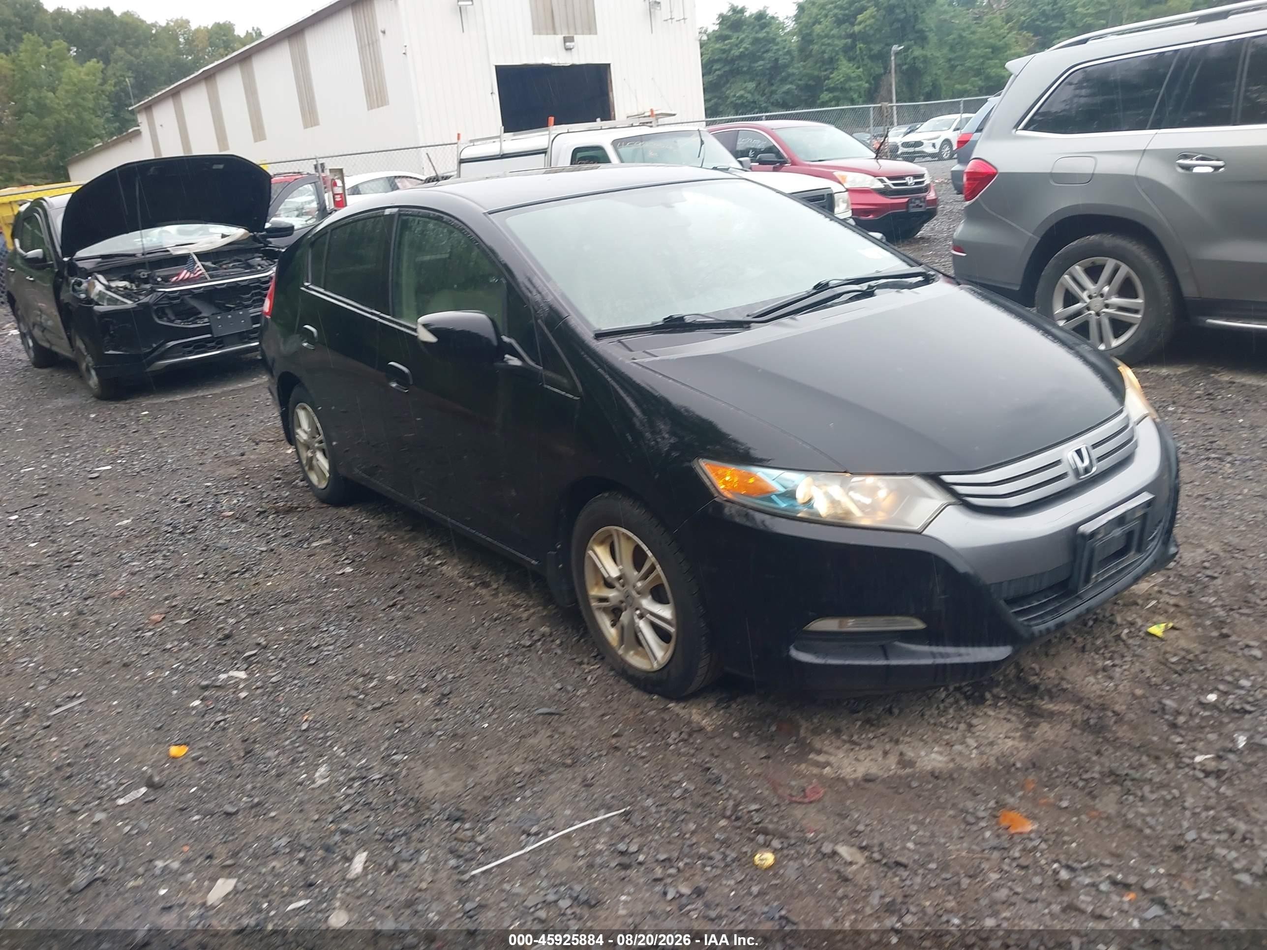 2010 Honda Insight Ex Черный vin: JHMZE2H74AS023923