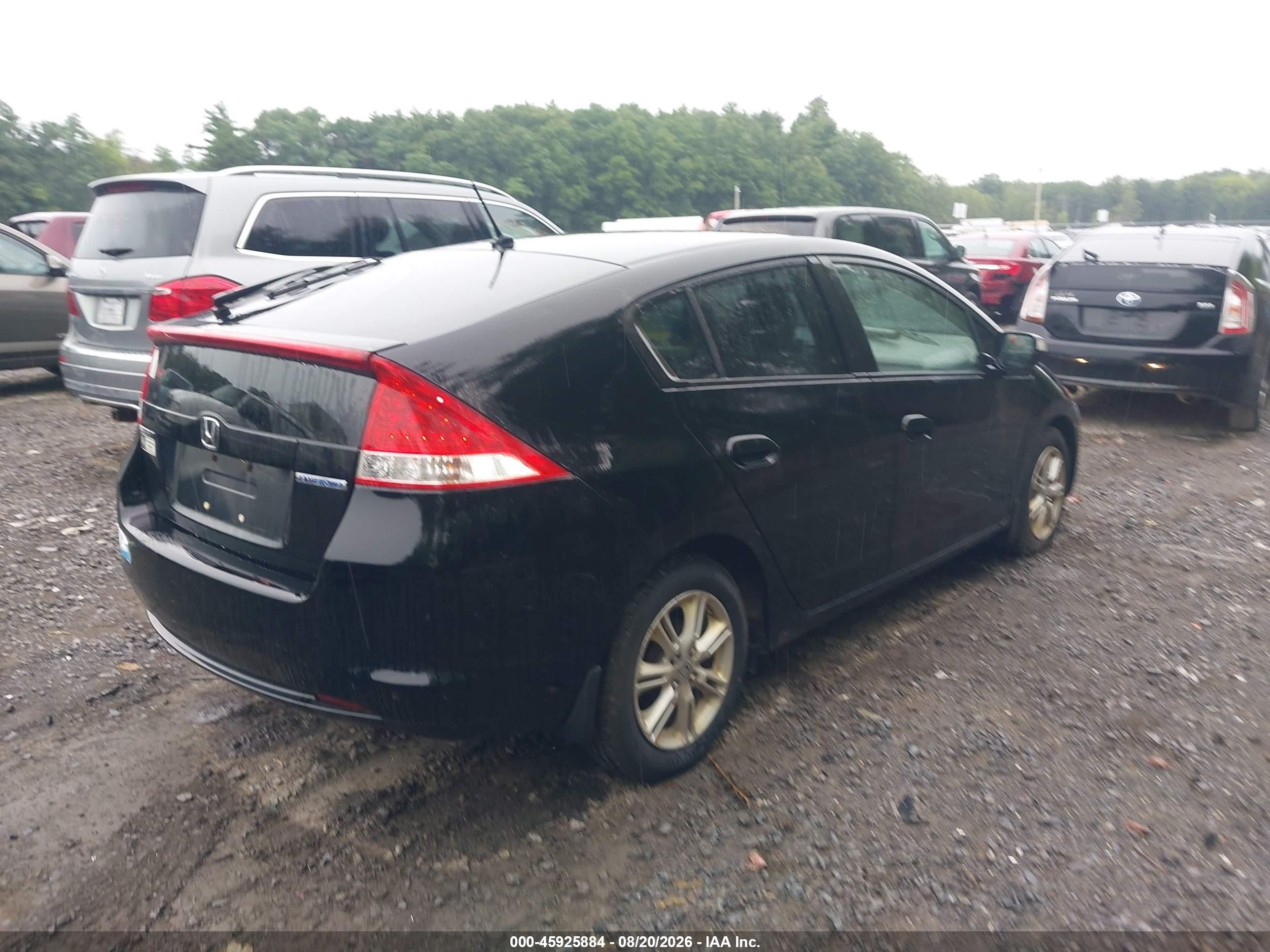 2010 Honda Insight Ex Black vin: JHMZE2H74AS023923