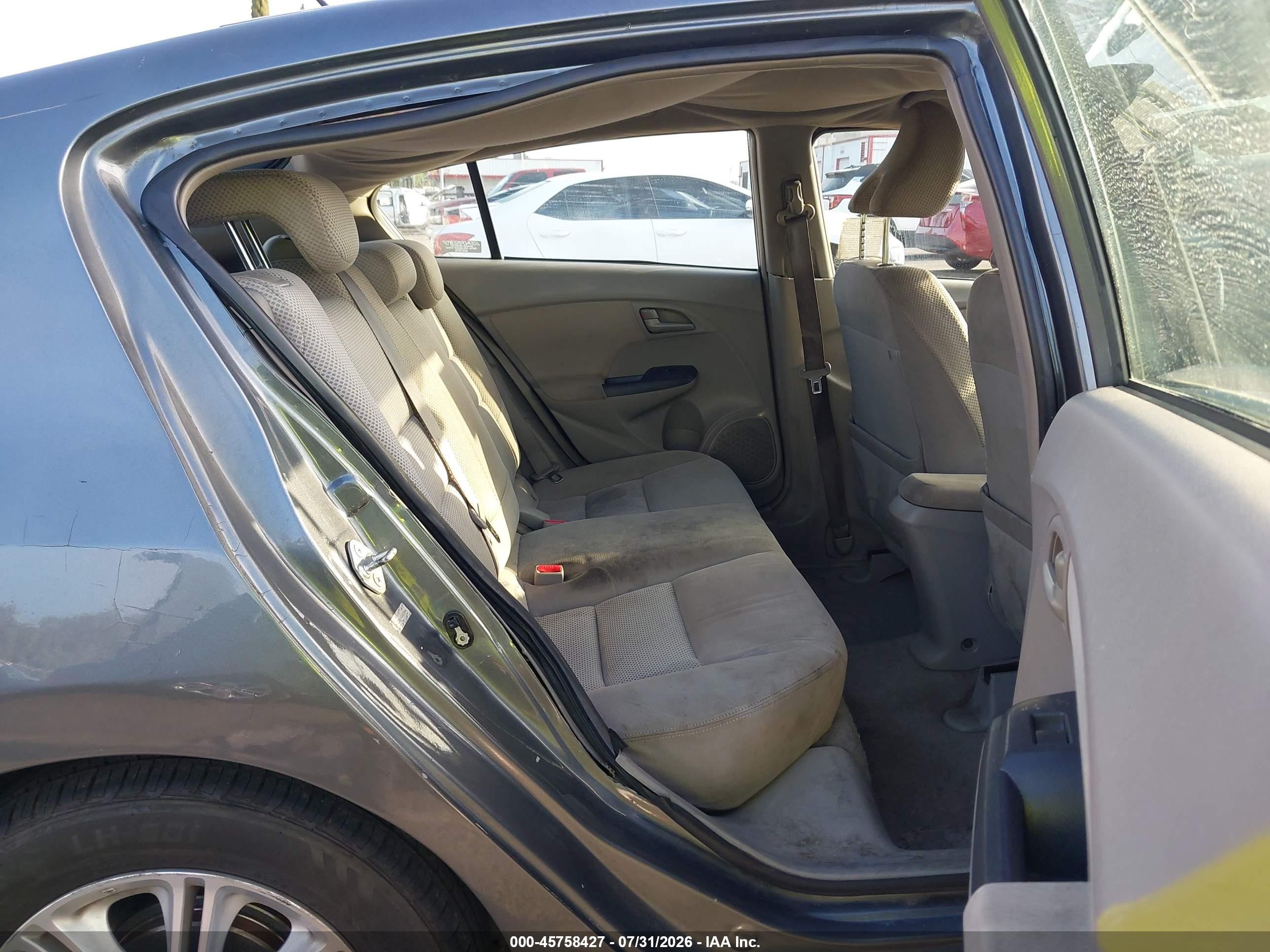 2010 Honda Insight Ex Gray vin: JHMZE2H74AS028944