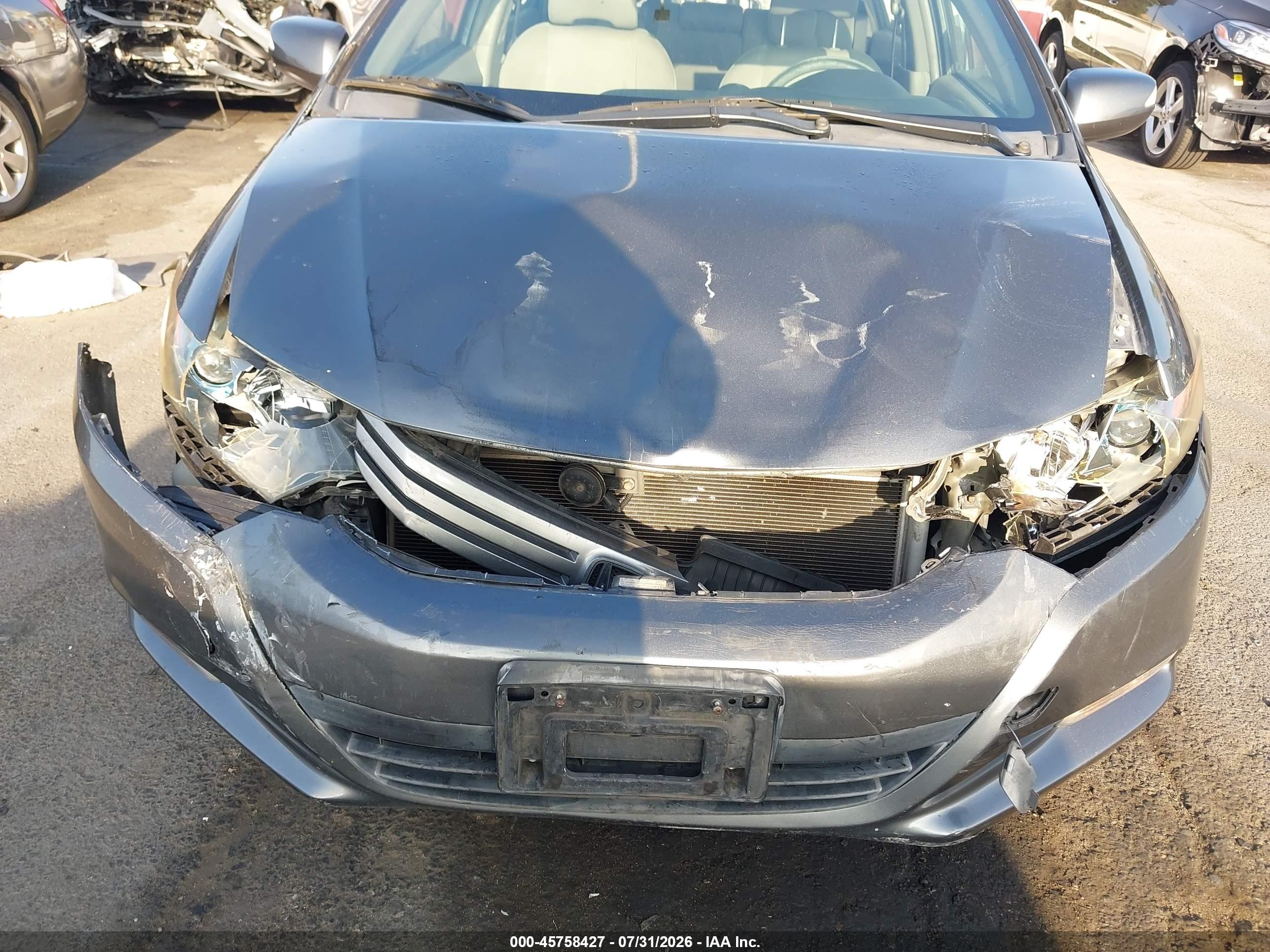 2010 Honda Insight Ex Gray vin: JHMZE2H74AS028944