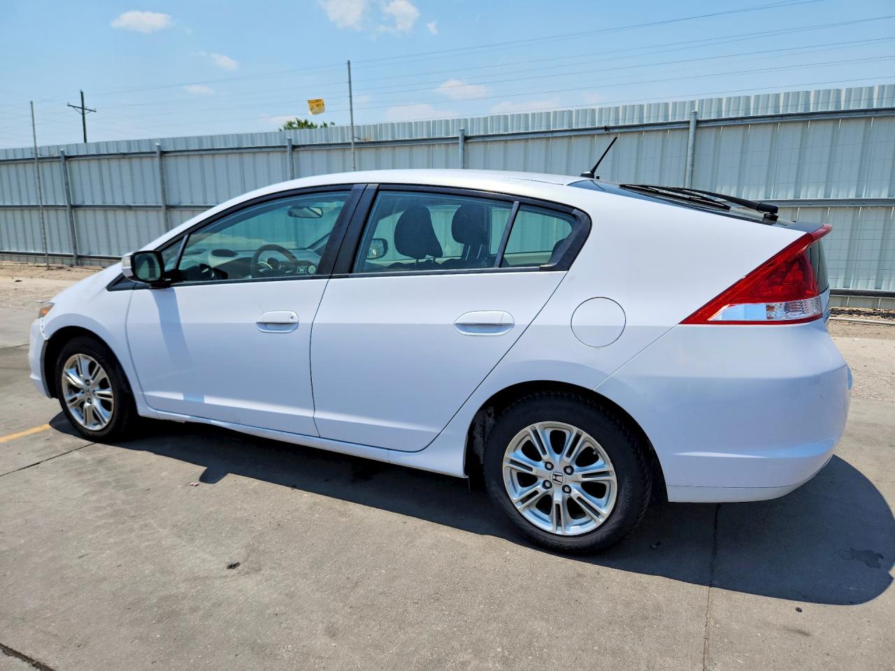2010 Honda Insight Ex White vin: JHMZE2H74AS029785