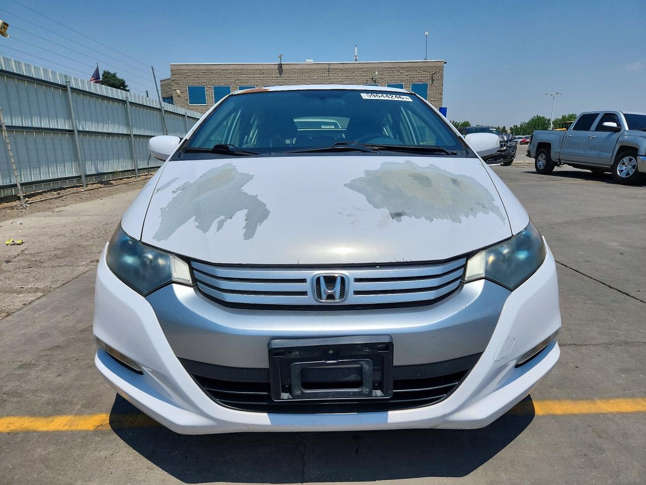 2010 Honda Insight Ex White vin: JHMZE2H74AS029785