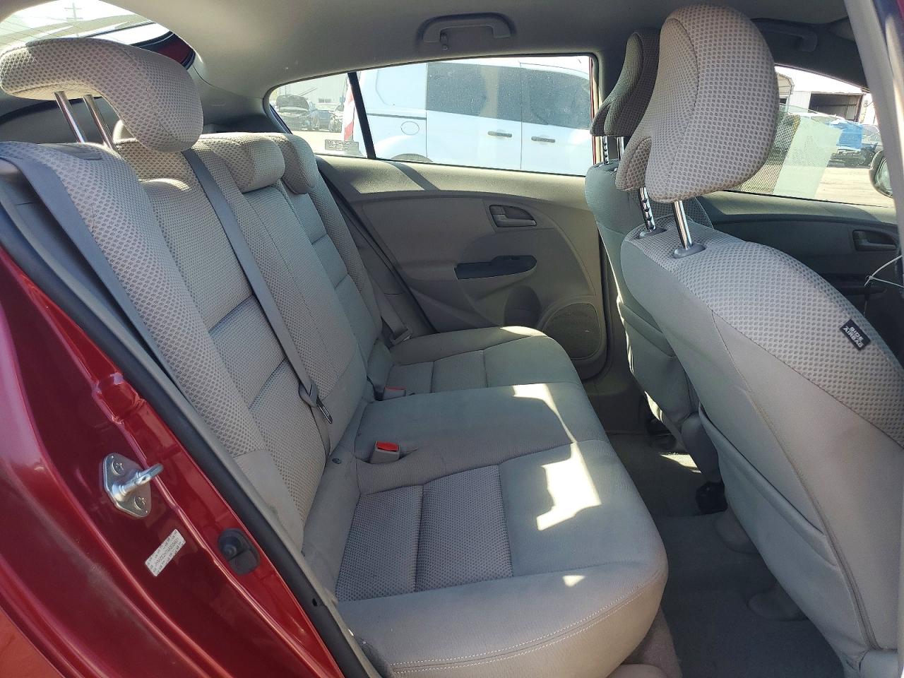 2010 Honda Insight Ex Red vin: JHMZE2H74AS034601