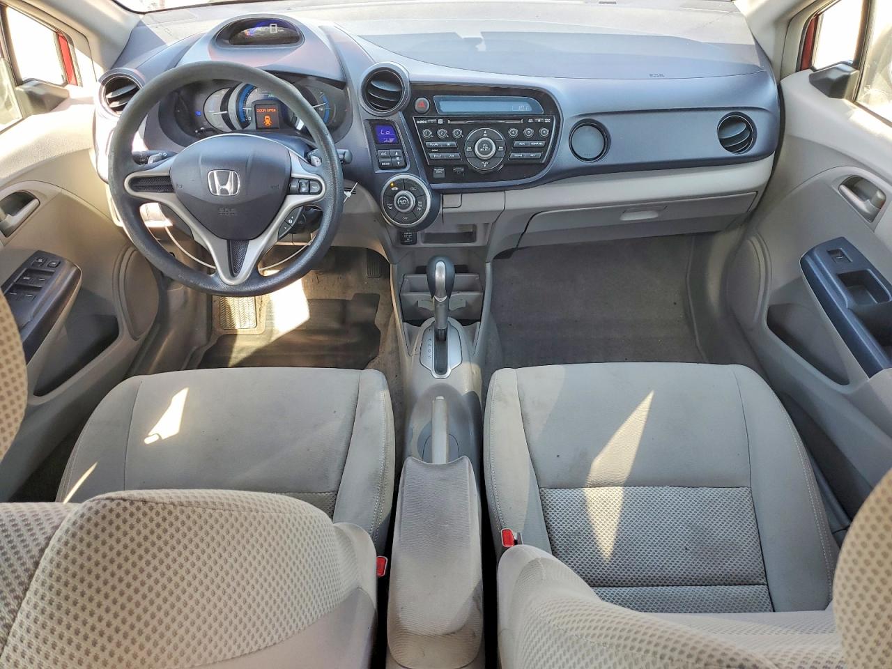 2010 Honda Insight Ex Red vin: JHMZE2H74AS034601