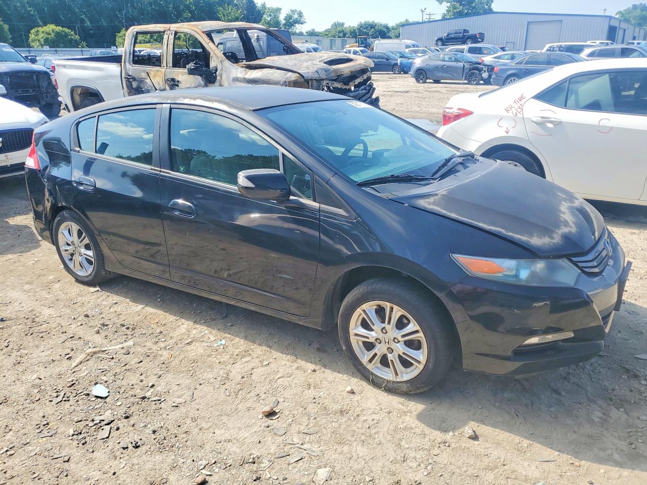 2010 Honda Insight Ex Black vin: JHMZE2H74AS034971