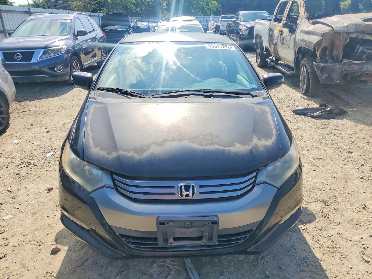 2010 Honda Insight Ex Black vin: JHMZE2H74AS034971