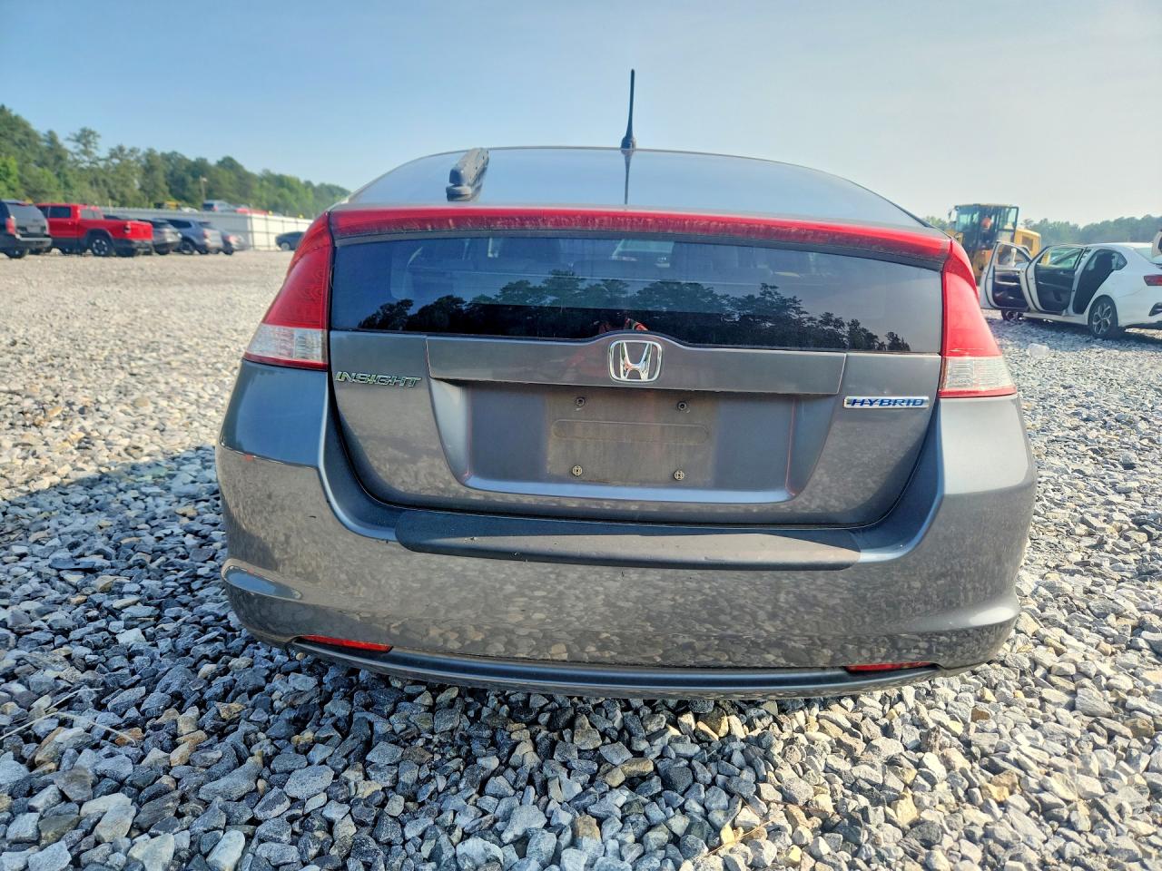 2010 Honda Insight Ex Gray vin: JHMZE2H74AS036204