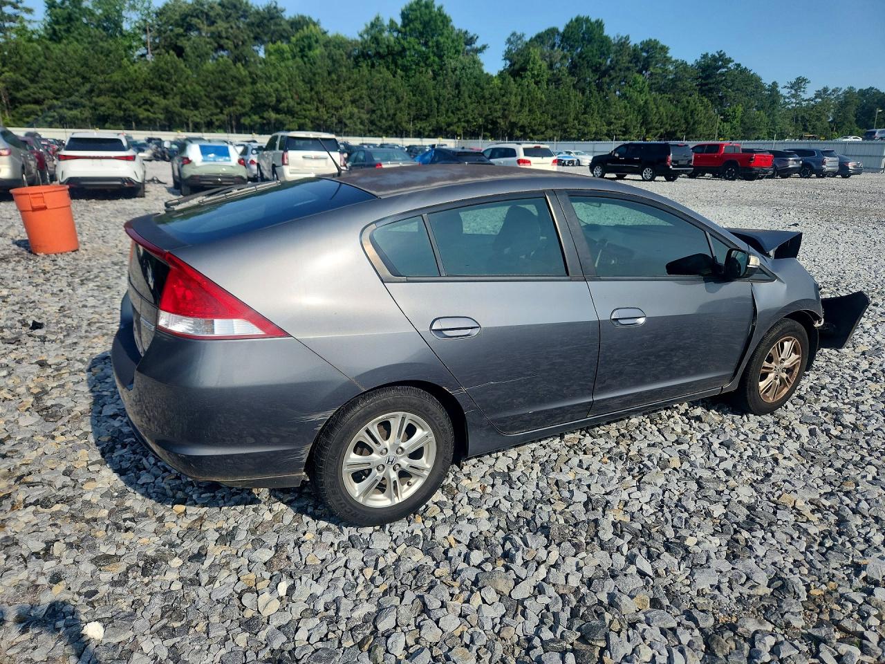 2010 Honda Insight Ex Gray vin: JHMZE2H74AS036204