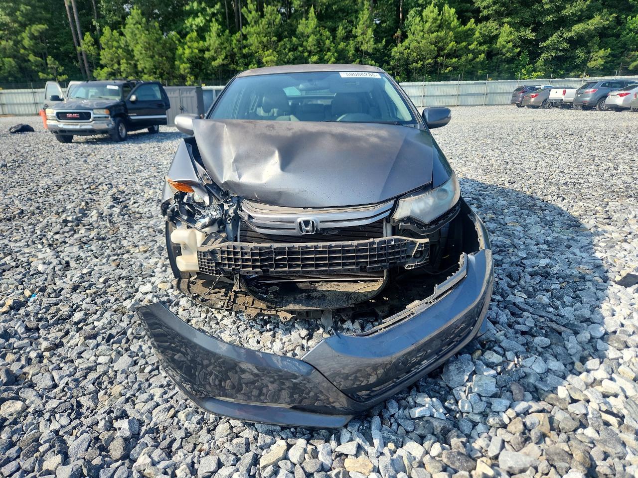 2010 Honda Insight Ex Gray vin: JHMZE2H74AS036204