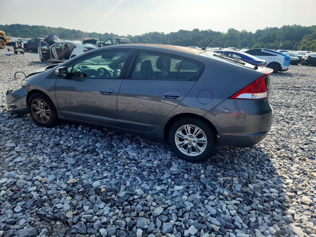 2010 Honda Insight Ex Gray vin: JHMZE2H74AS036204