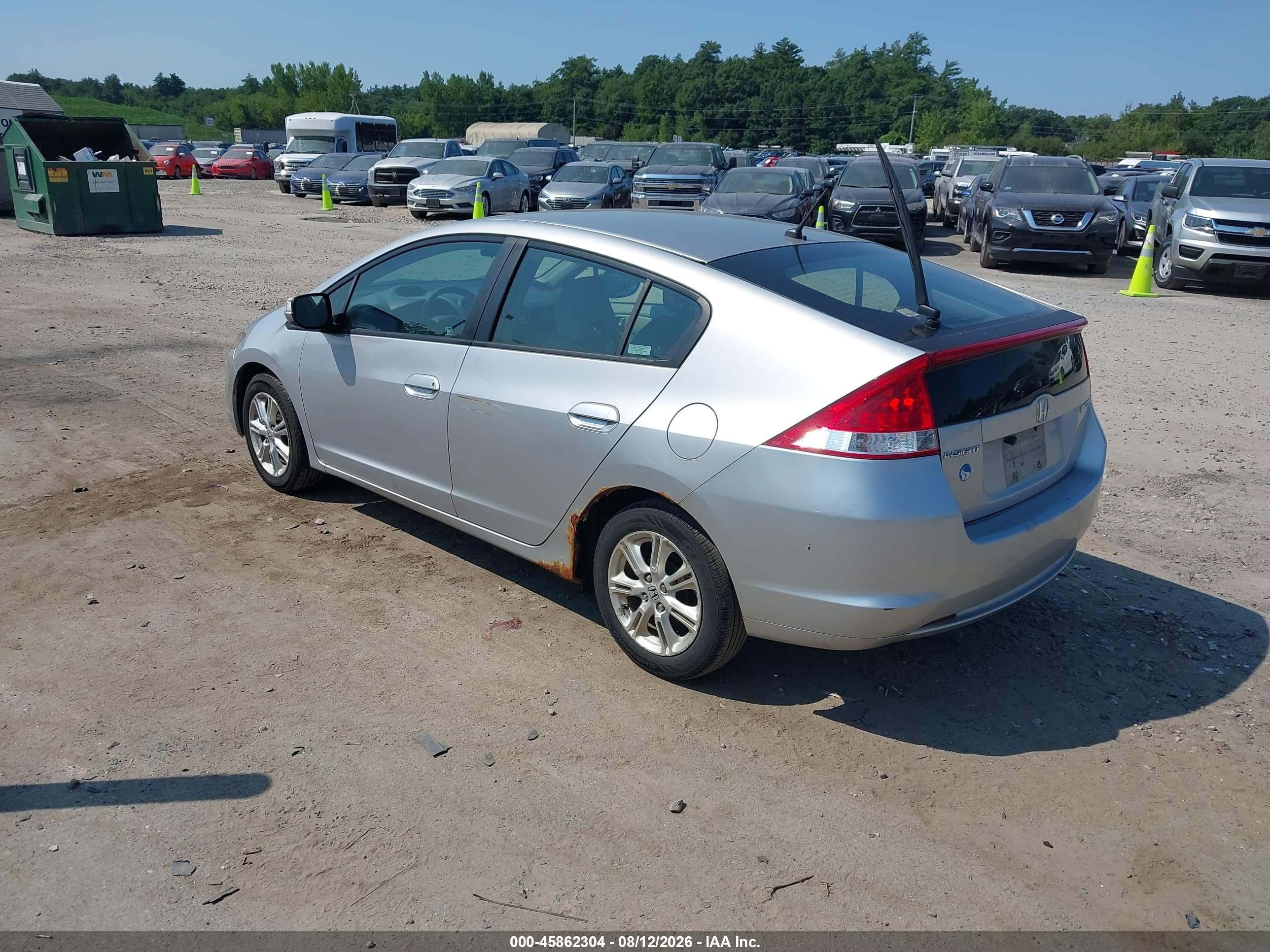 2010 Honda Insight Ex Silver vin: JHMZE2H74AS040530