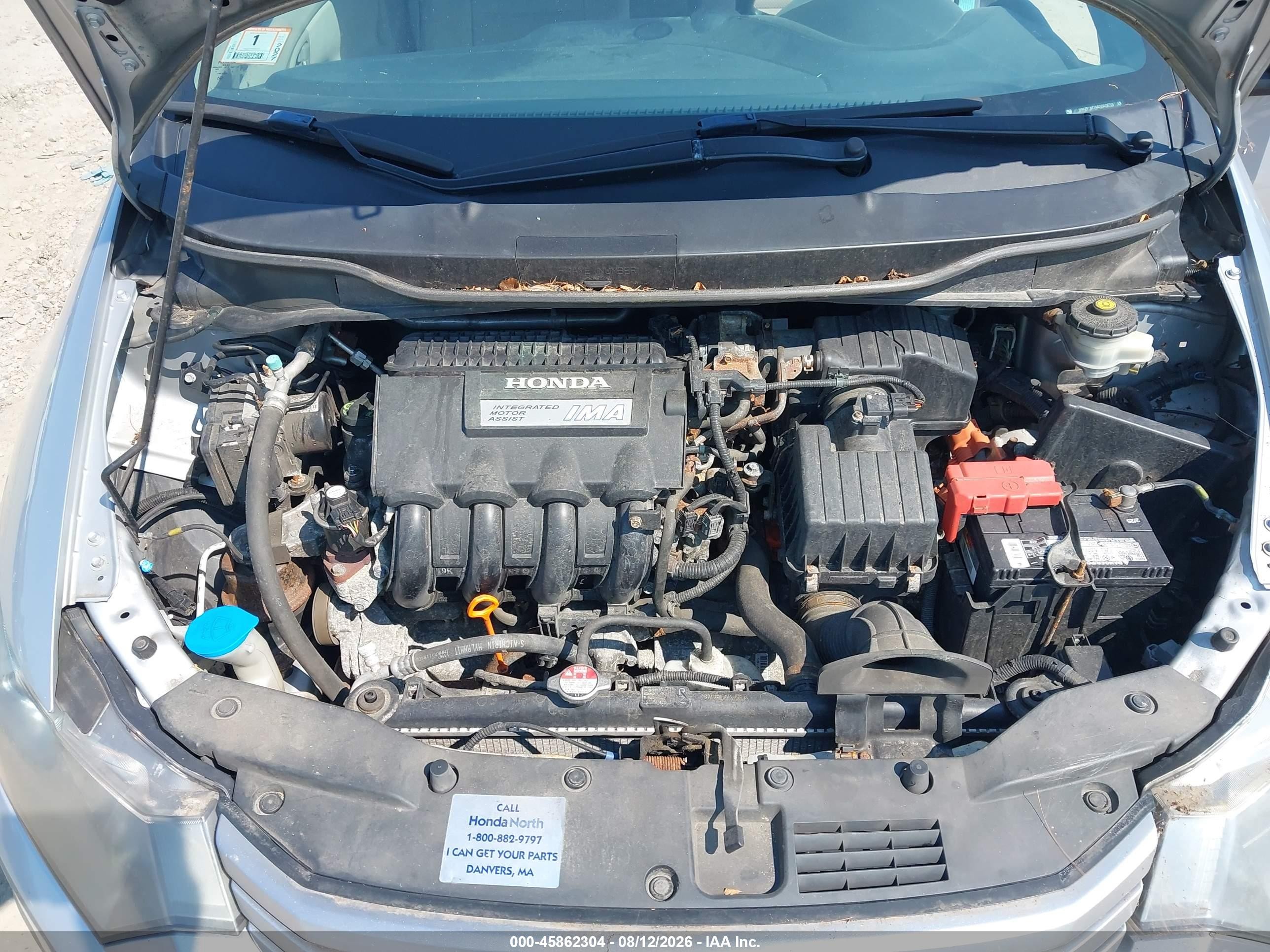 2010 Honda Insight Ex Silver vin: JHMZE2H74AS040530
