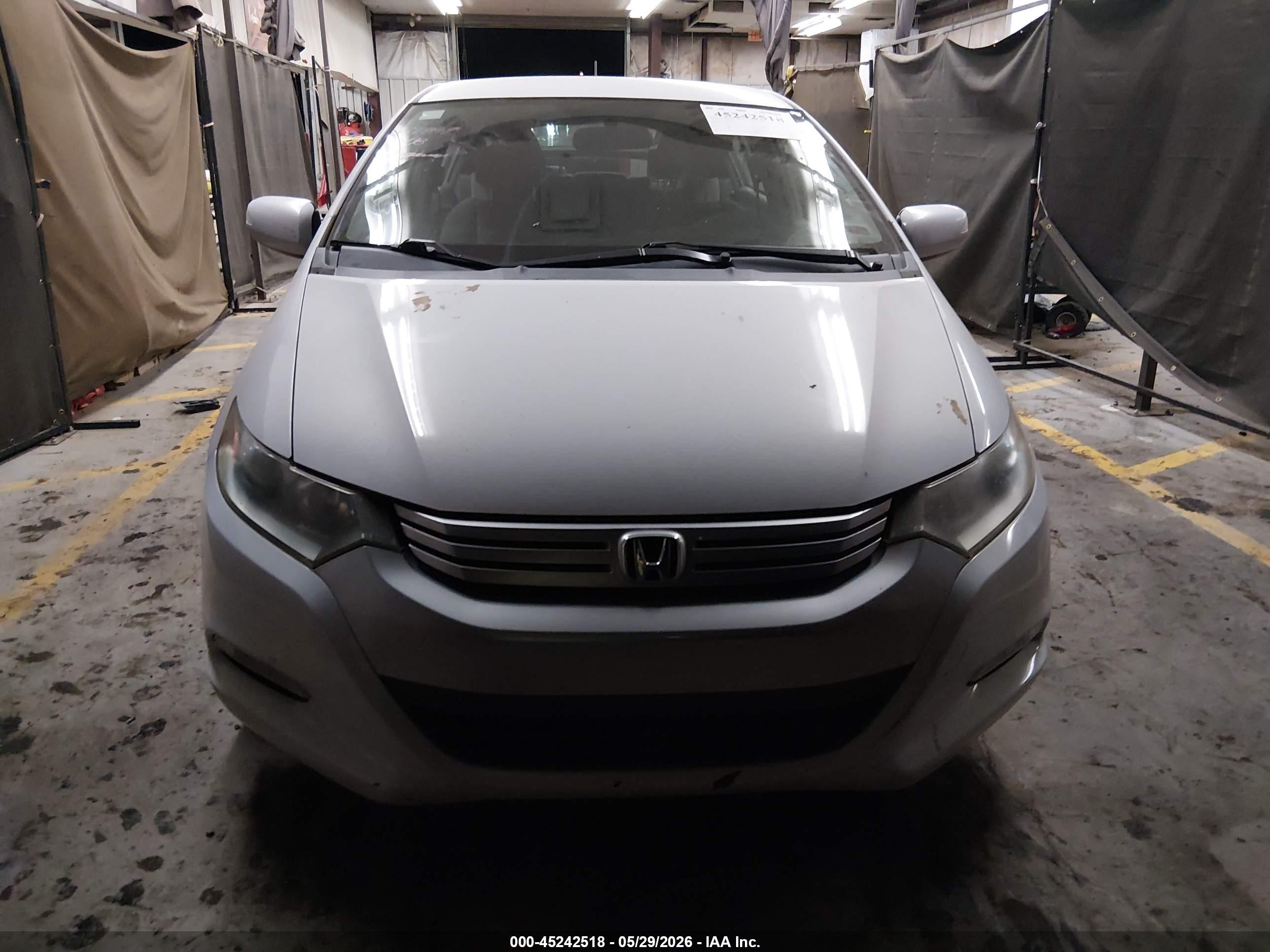 2010 Honda Insight Ex Light Blue vin: JHMZE2H74AS043332