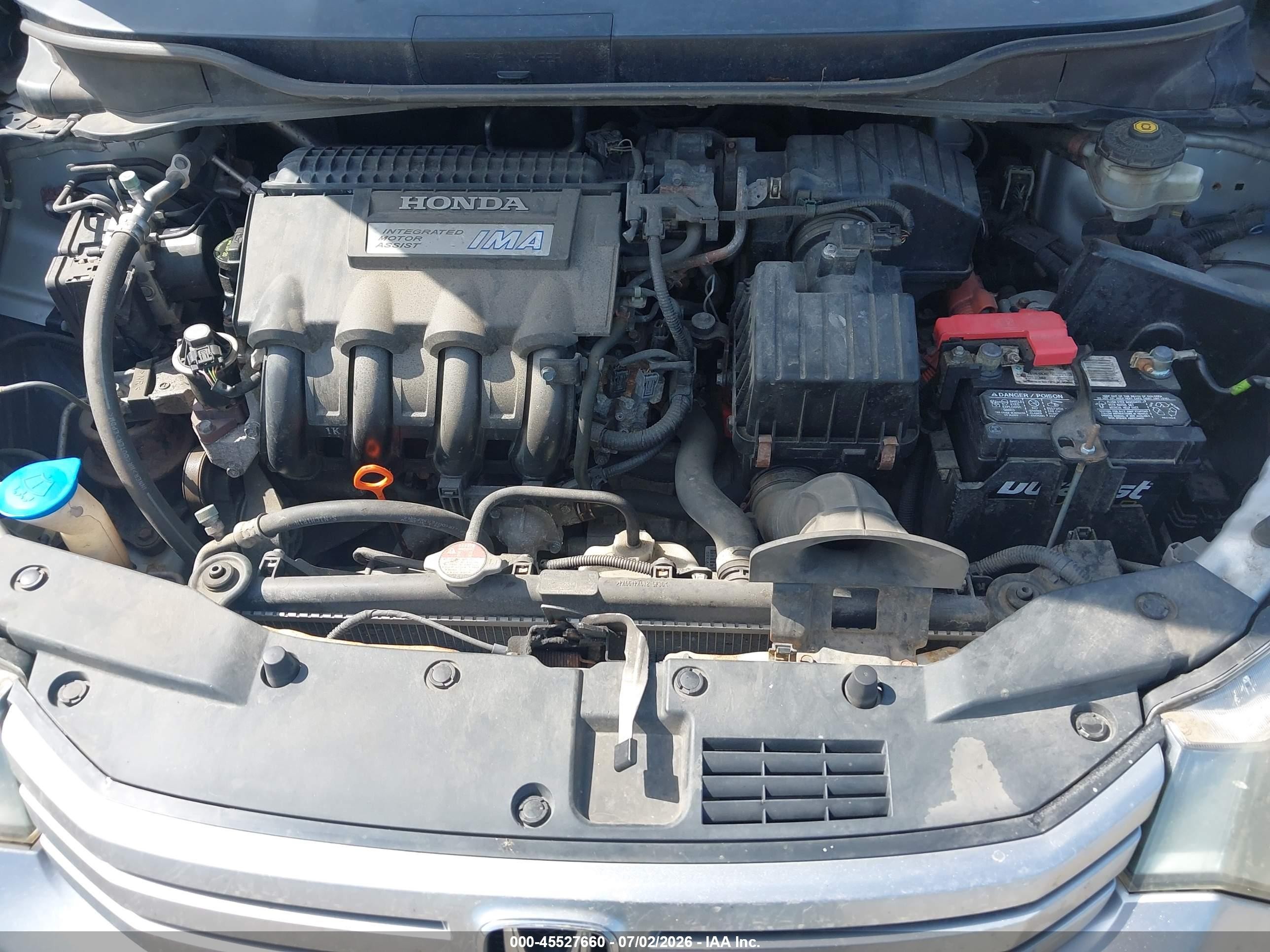 2011 Honda Insight Ex Silver vin: JHMZE2H74BS005875