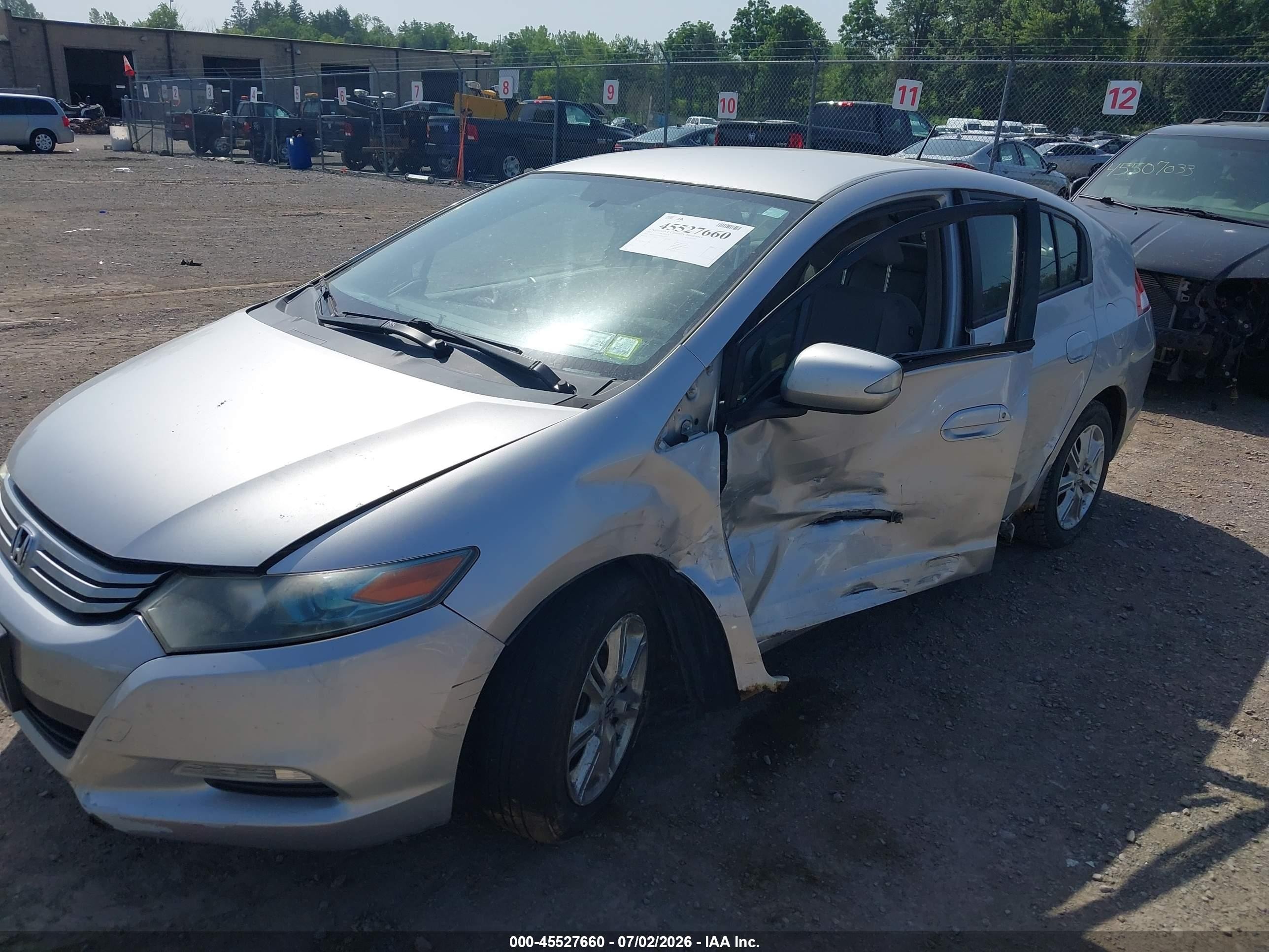 2011 Honda Insight Ex Silver vin: JHMZE2H74BS005875