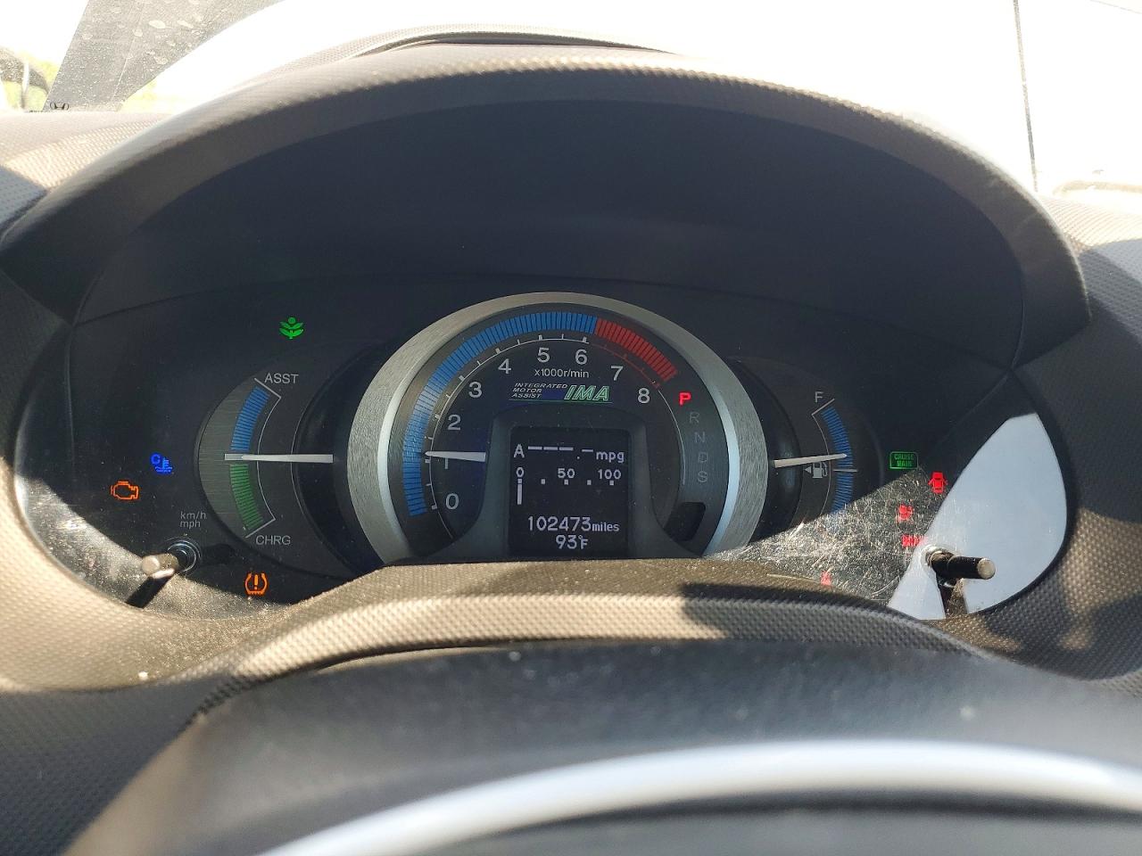 2011 Honda Insight Ex Черный vin: JHMZE2H74BS010672