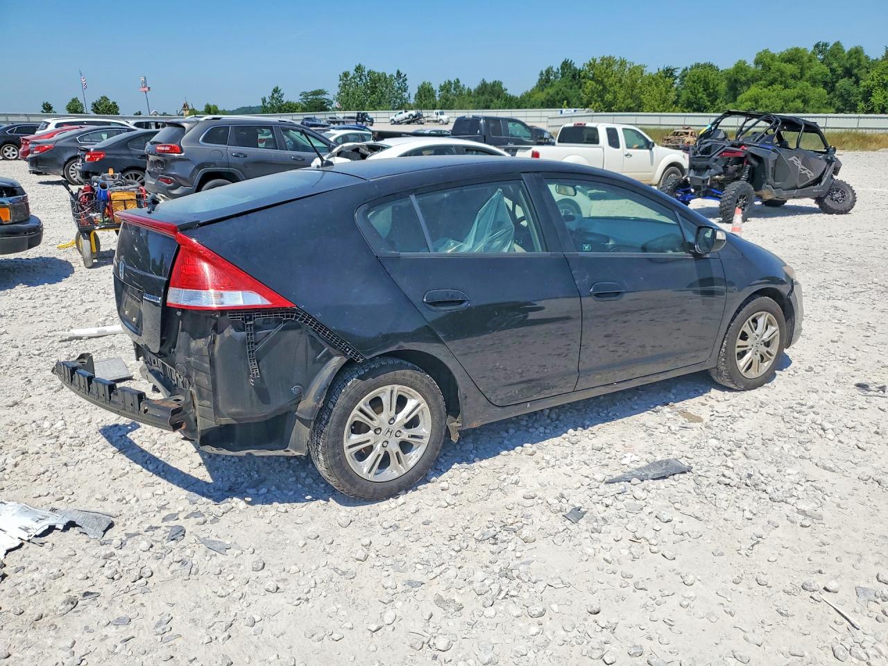 2011 Honda Insight Ex Черный vin: JHMZE2H74BS010672