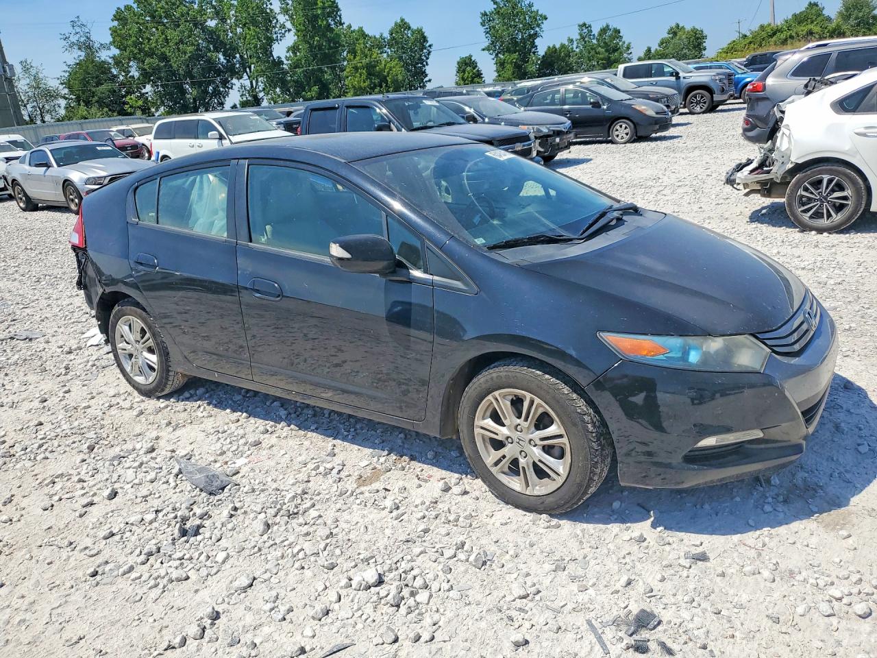 2011 Honda Insight Ex Черный vin: JHMZE2H74BS010672