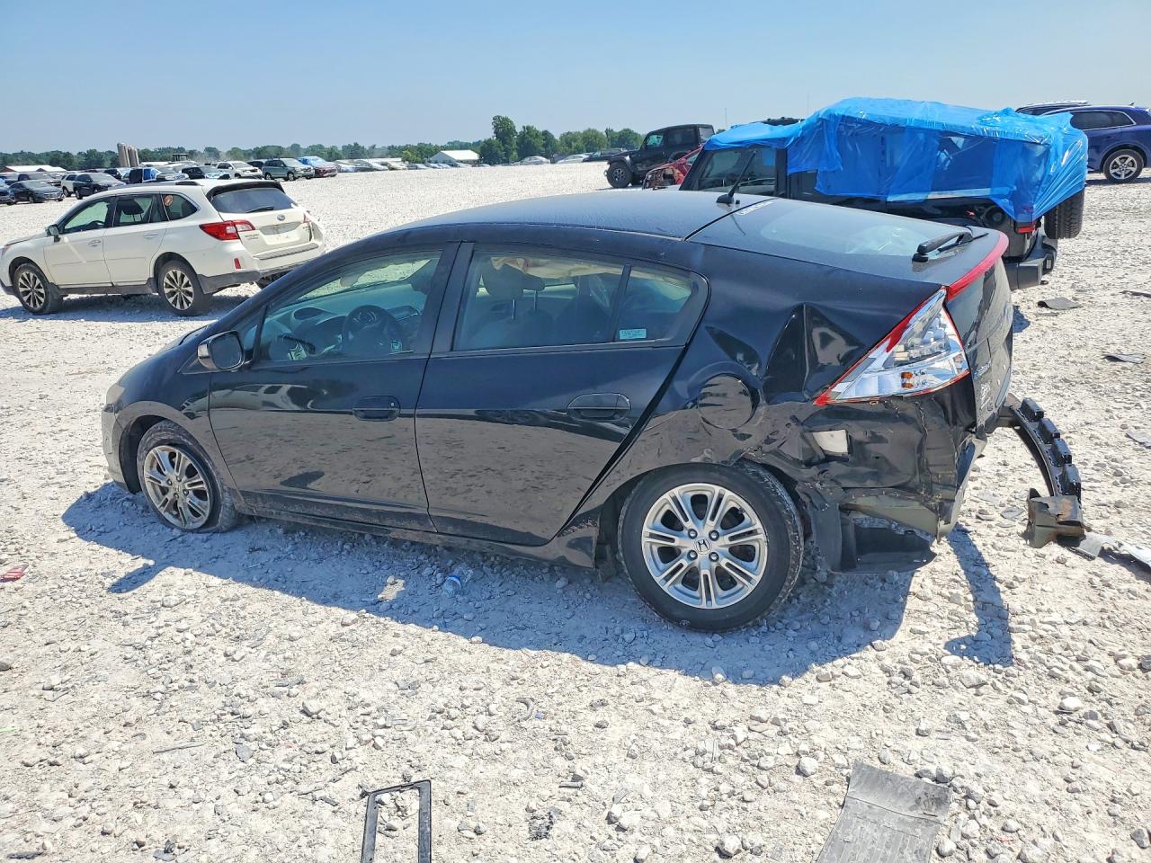 2011 Honda Insight Ex Черный vin: JHMZE2H74BS010672