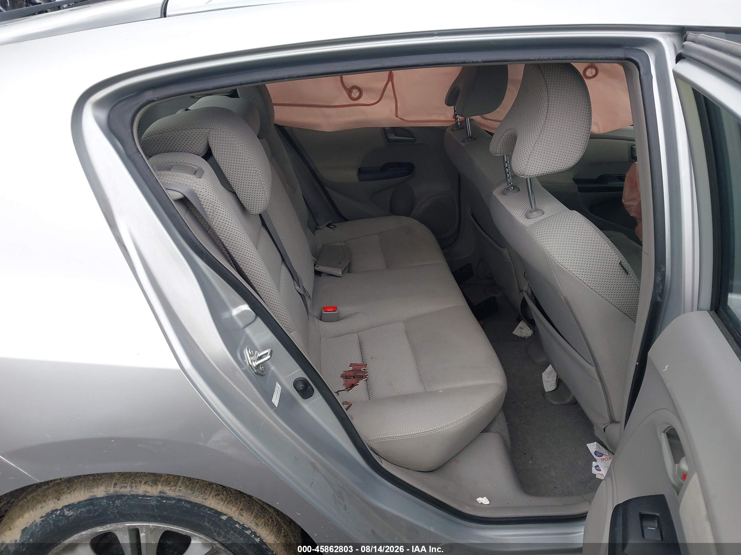 2011 Honda Insight Ex Серебряный vin: JHMZE2H74BS012244