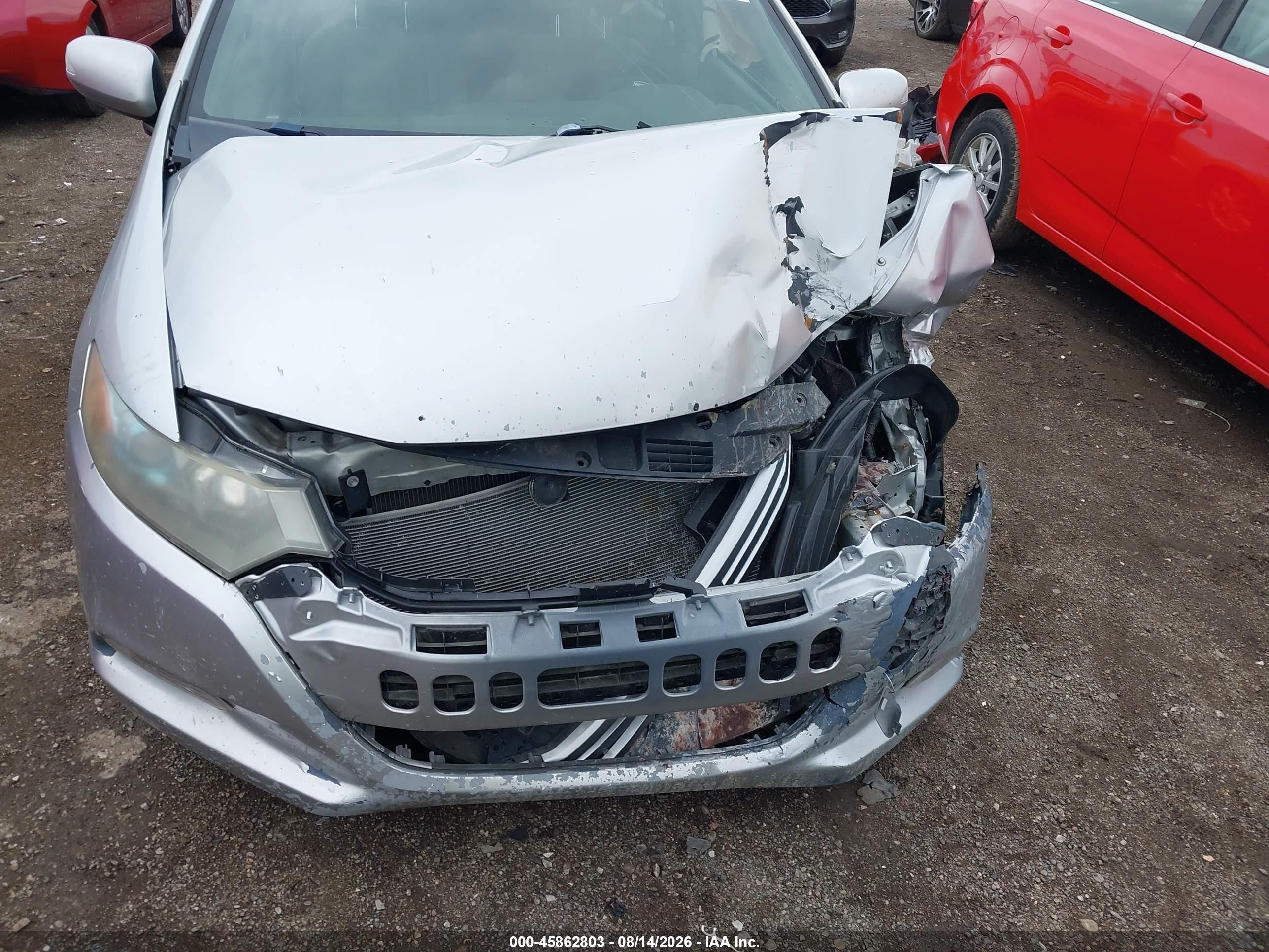 2011 Honda Insight Ex Серебряный vin: JHMZE2H74BS012244