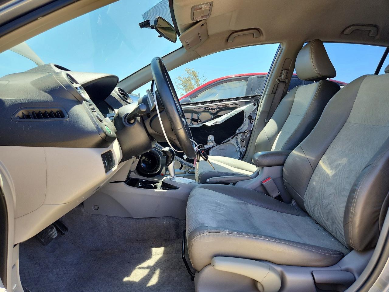 2012 Honda Insight Ex Gray vin: JHMZE2H74CS003027
