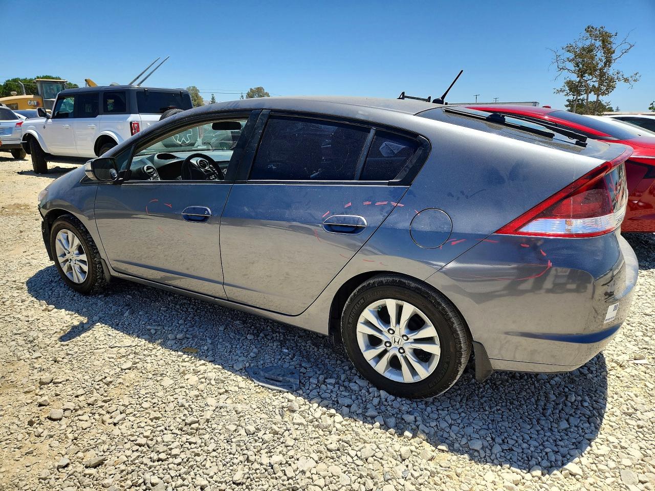 2012 Honda Insight Ex Gray vin: JHMZE2H74CS003027