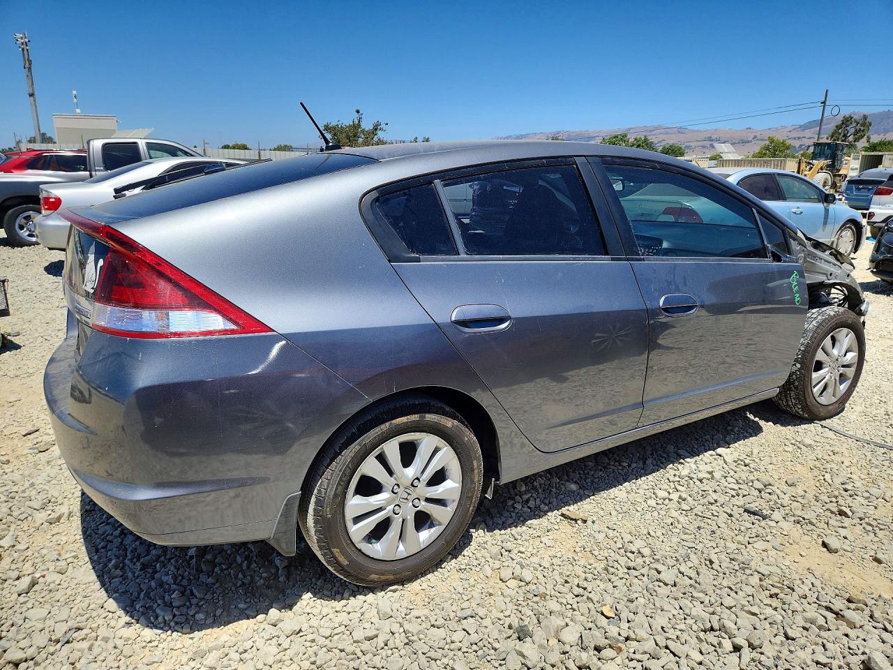 2012 Honda Insight Ex Gray vin: JHMZE2H74CS003027