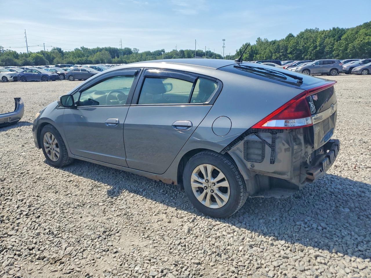2012 Honda Insight Ex Gray vin: JHMZE2H74CS004503