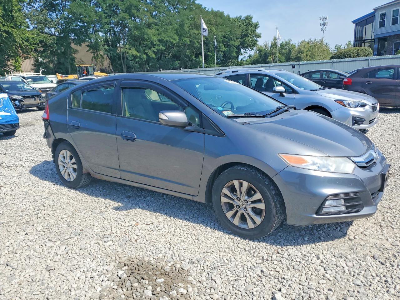 2012 Honda Insight Ex Gray vin: JHMZE2H74CS004503