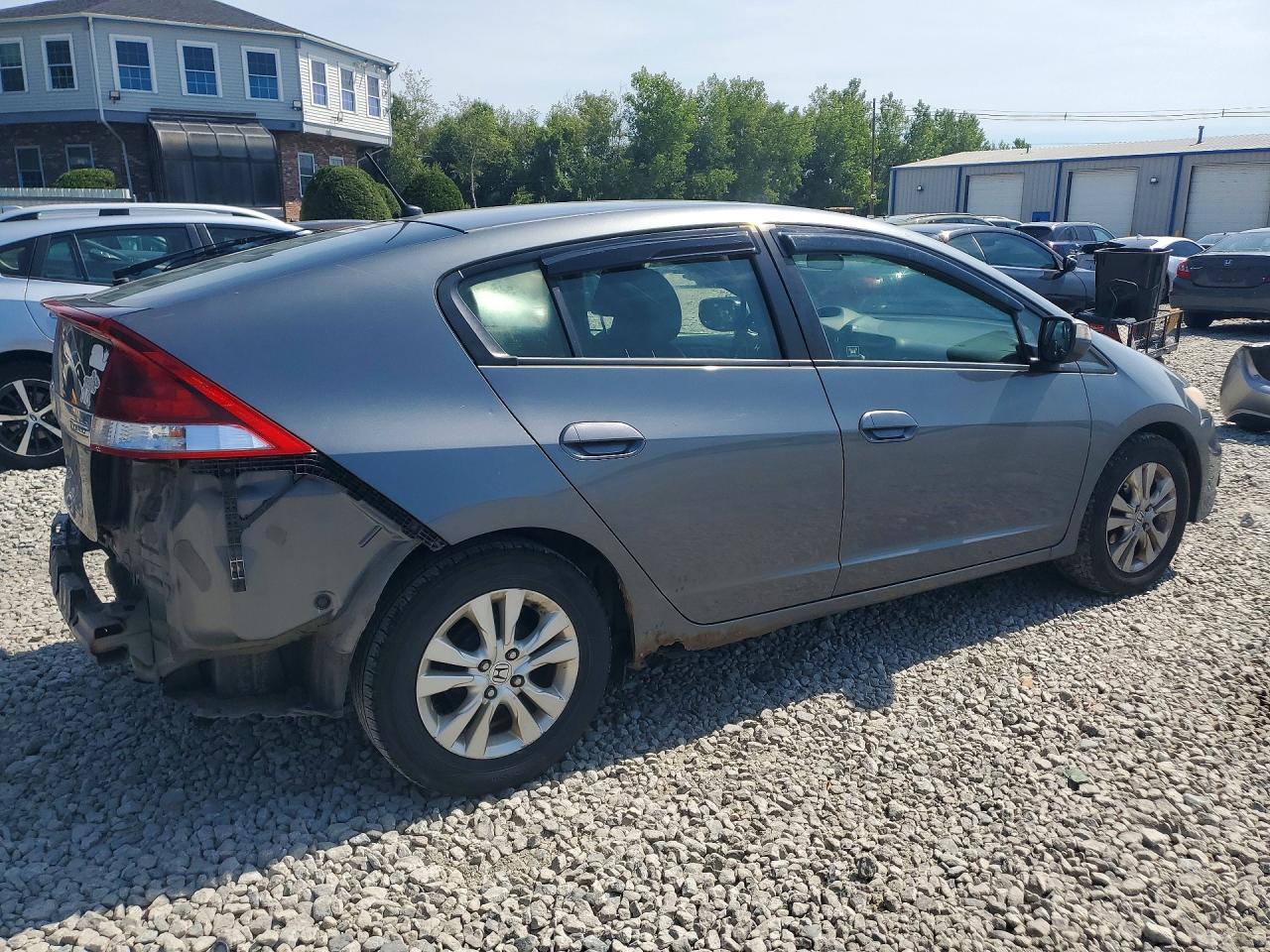 2012 Honda Insight Ex Gray vin: JHMZE2H74CS004503