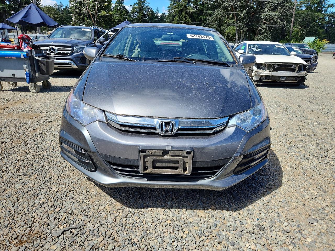 2013 Honda Insight Ex Gray vin: JHMZE2H74DS001831