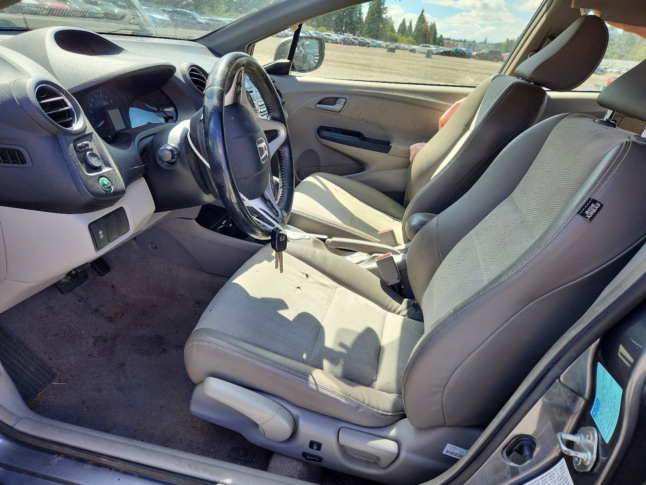 2013 Honda Insight Ex Gray vin: JHMZE2H74DS001831