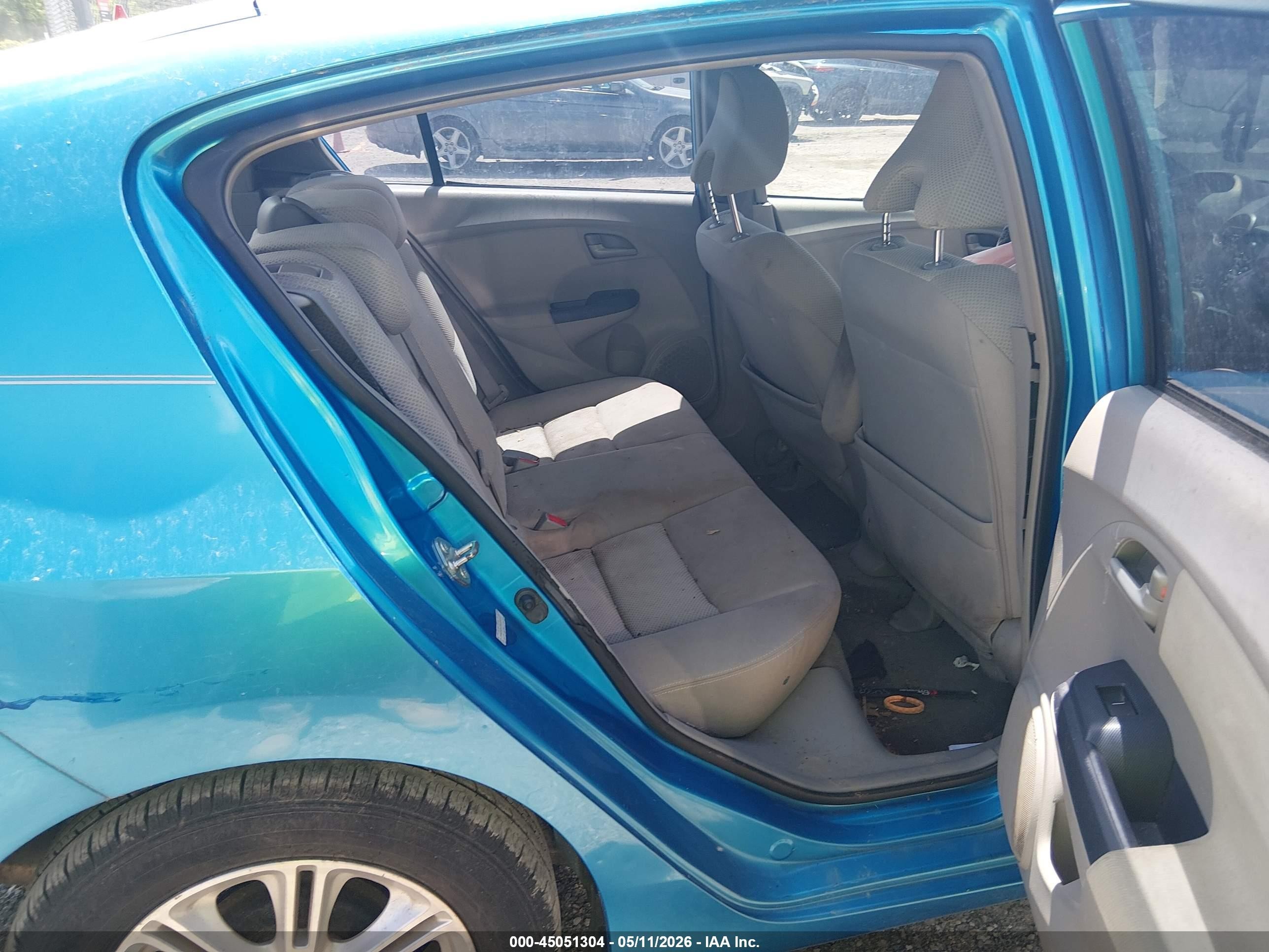 2010 Honda Insight Ex Blue vin: JHMZE2H75AS000327