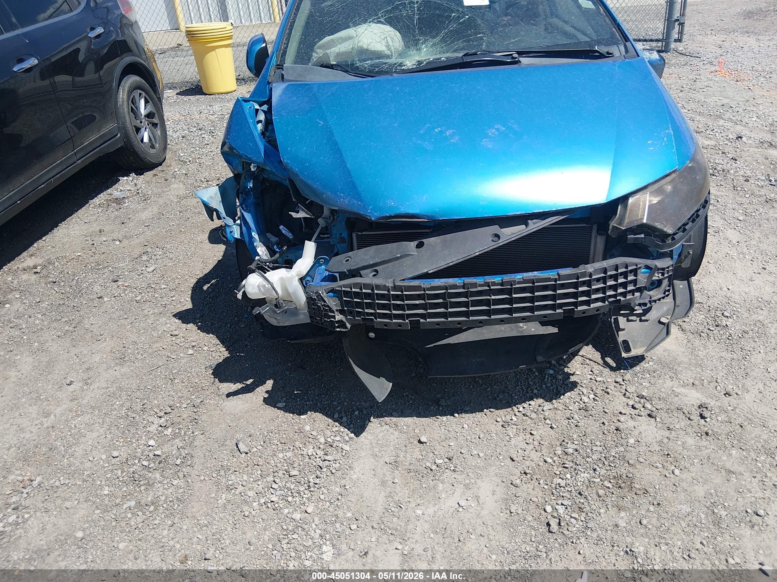2010 Honda Insight Ex Blue vin: JHMZE2H75AS000327