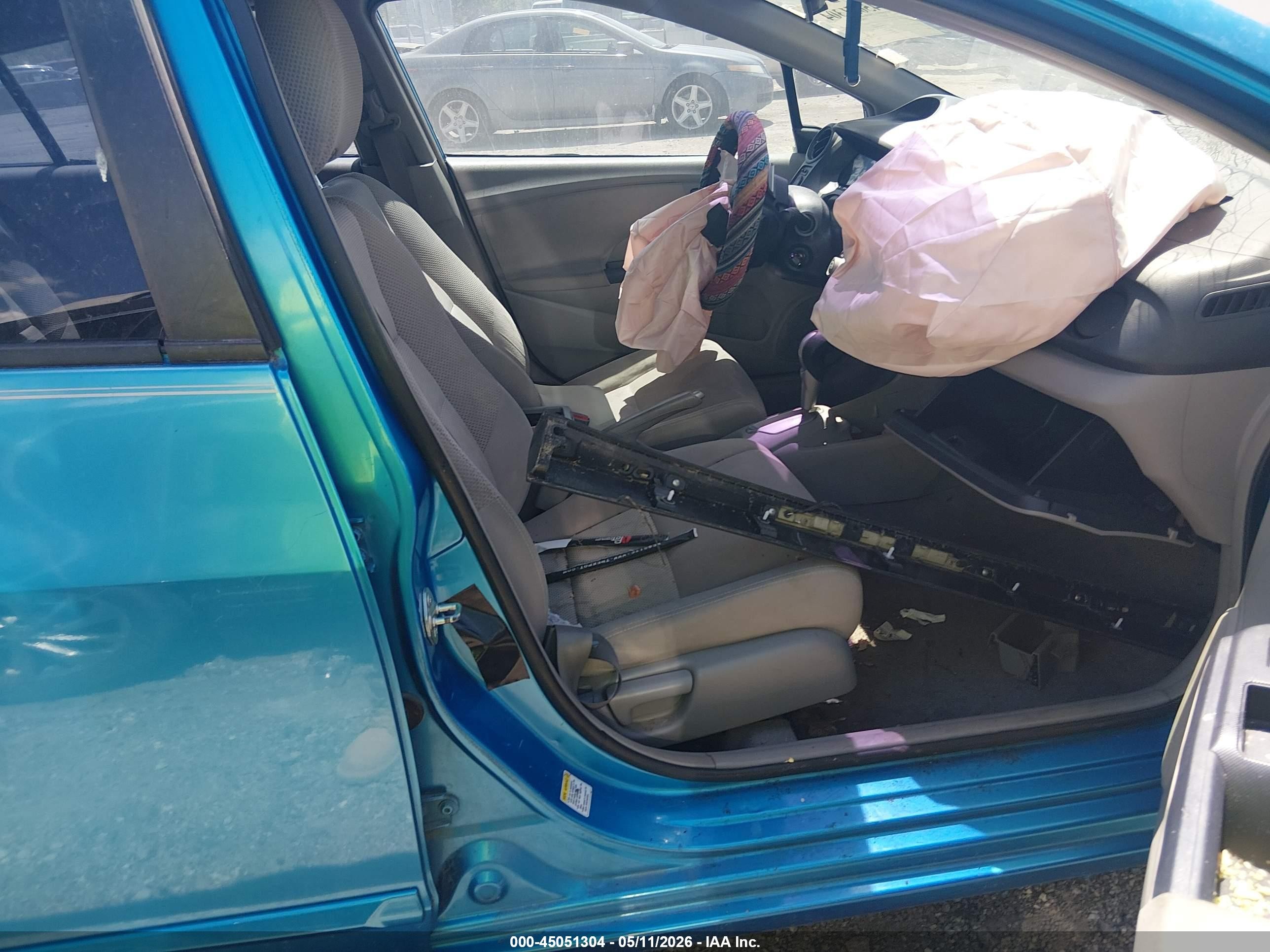 2010 Honda Insight Ex Blue vin: JHMZE2H75AS000327