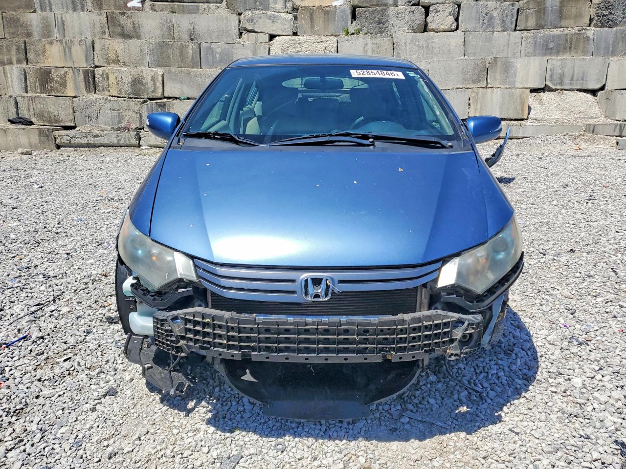 2010 Honda Insight Ex Blue vin: JHMZE2H75AS001364