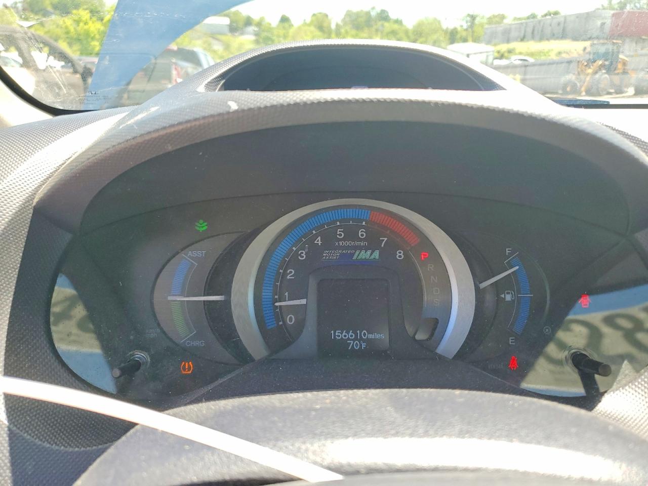 2010 Honda Insight Ex Blue vin: JHMZE2H75AS001364