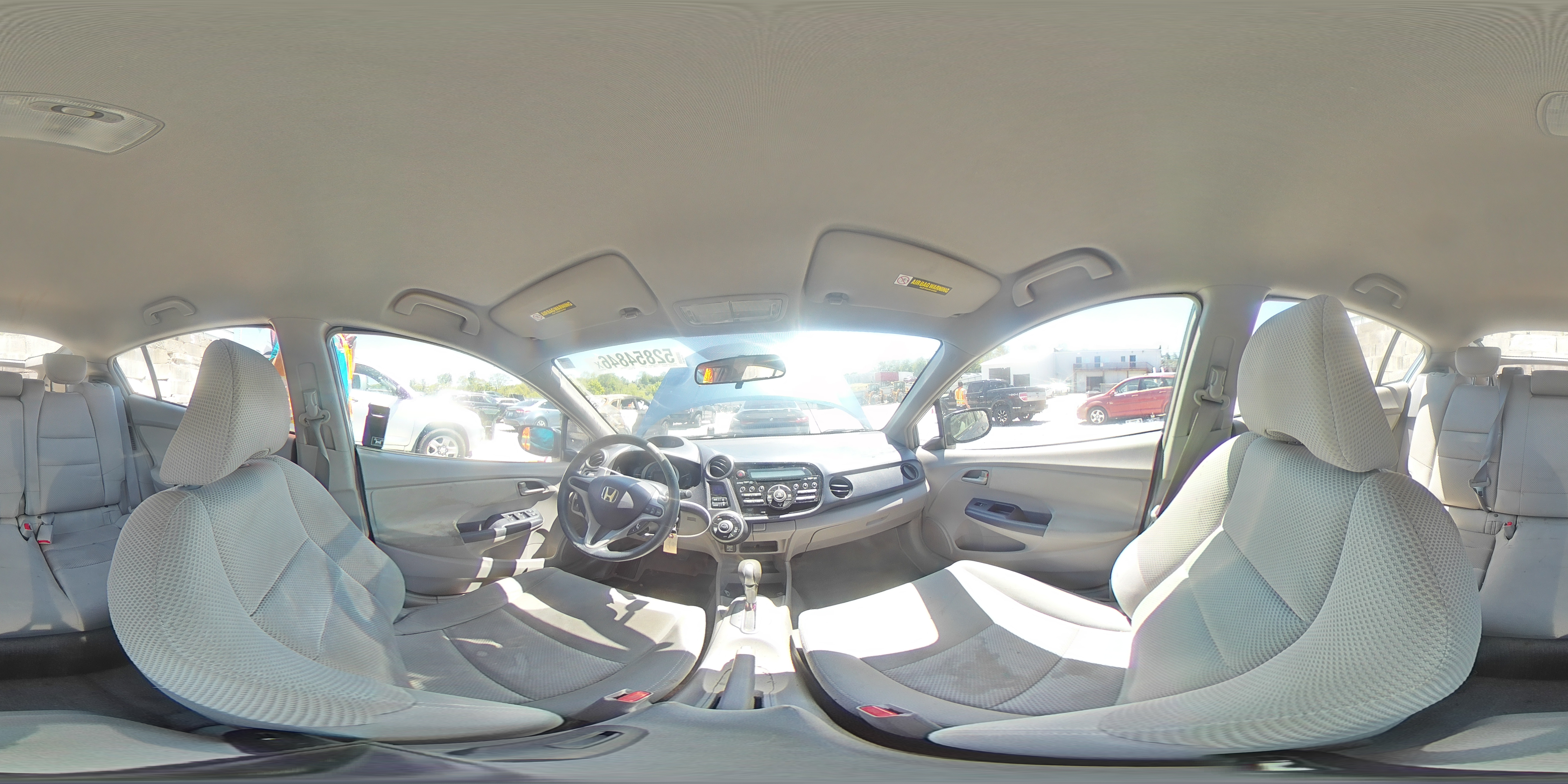 2010 Honda Insight Ex Blue vin: JHMZE2H75AS001364