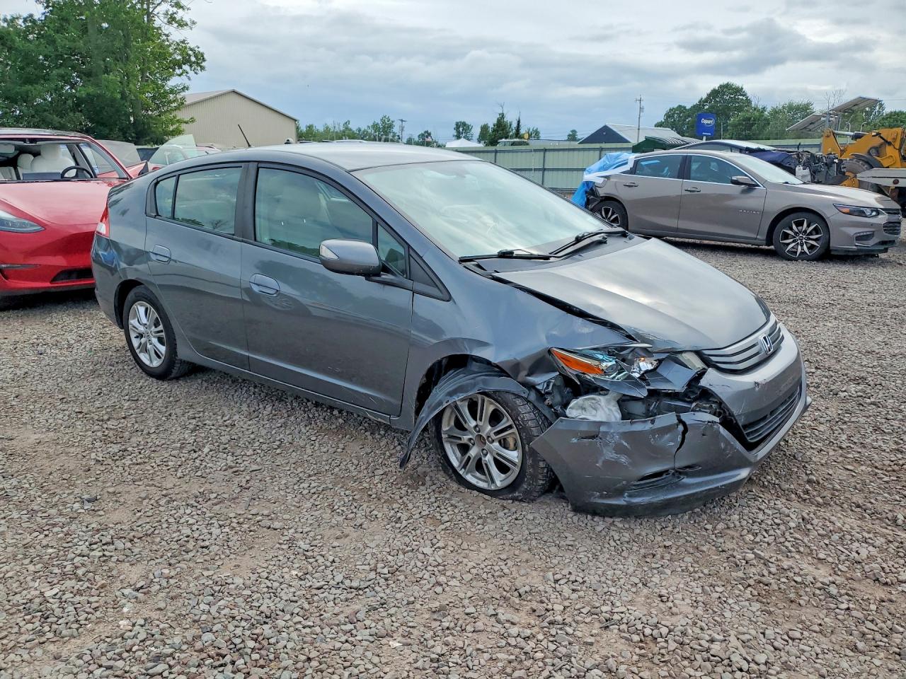 2010 Honda Insight Ex Серый vin: JHMZE2H75AS004474
