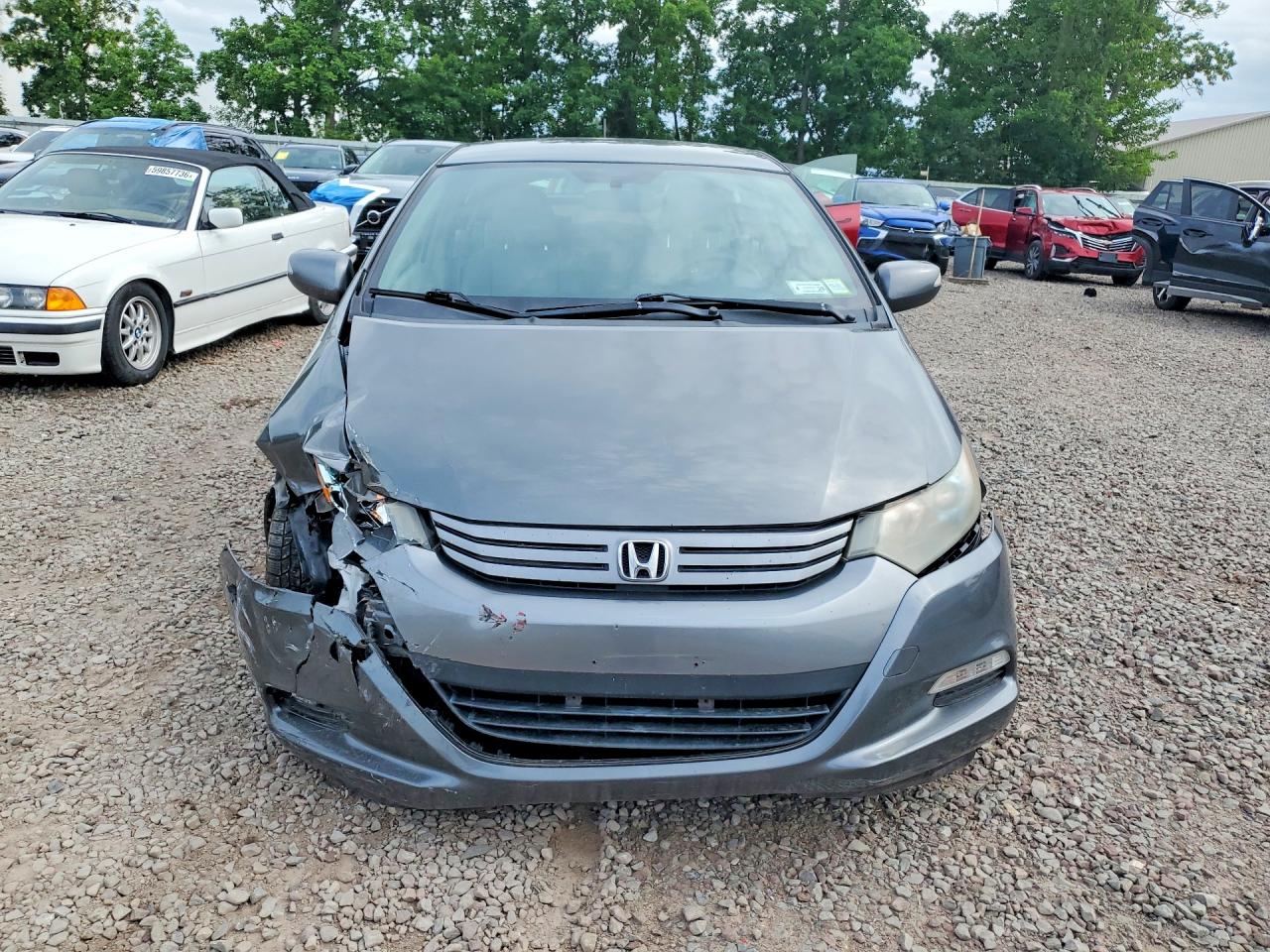 2010 Honda Insight Ex Серый vin: JHMZE2H75AS004474