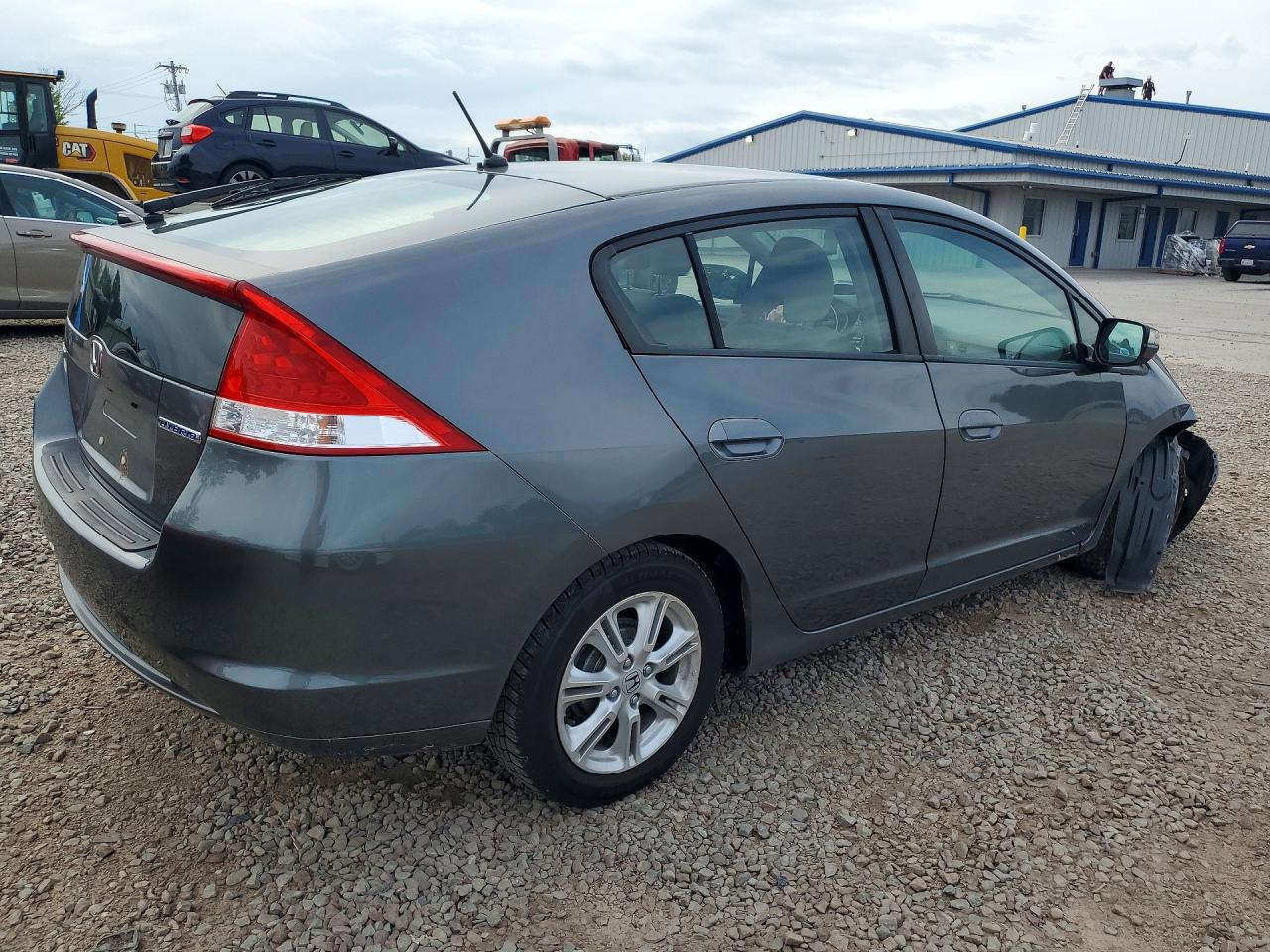 2010 Honda Insight Ex Серый vin: JHMZE2H75AS004474