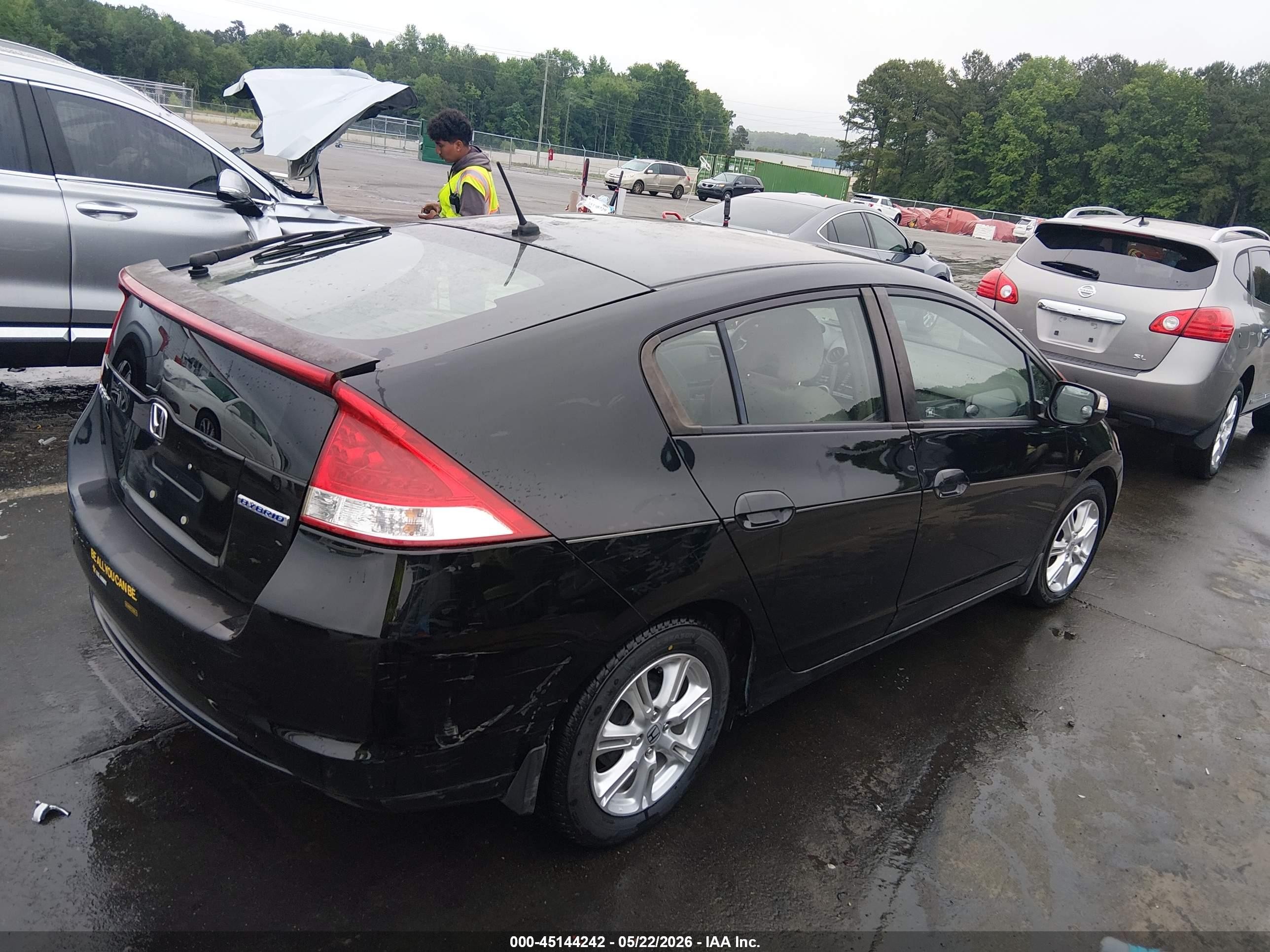 2010 Honda Insight Ex Black vin: JHMZE2H75AS008427