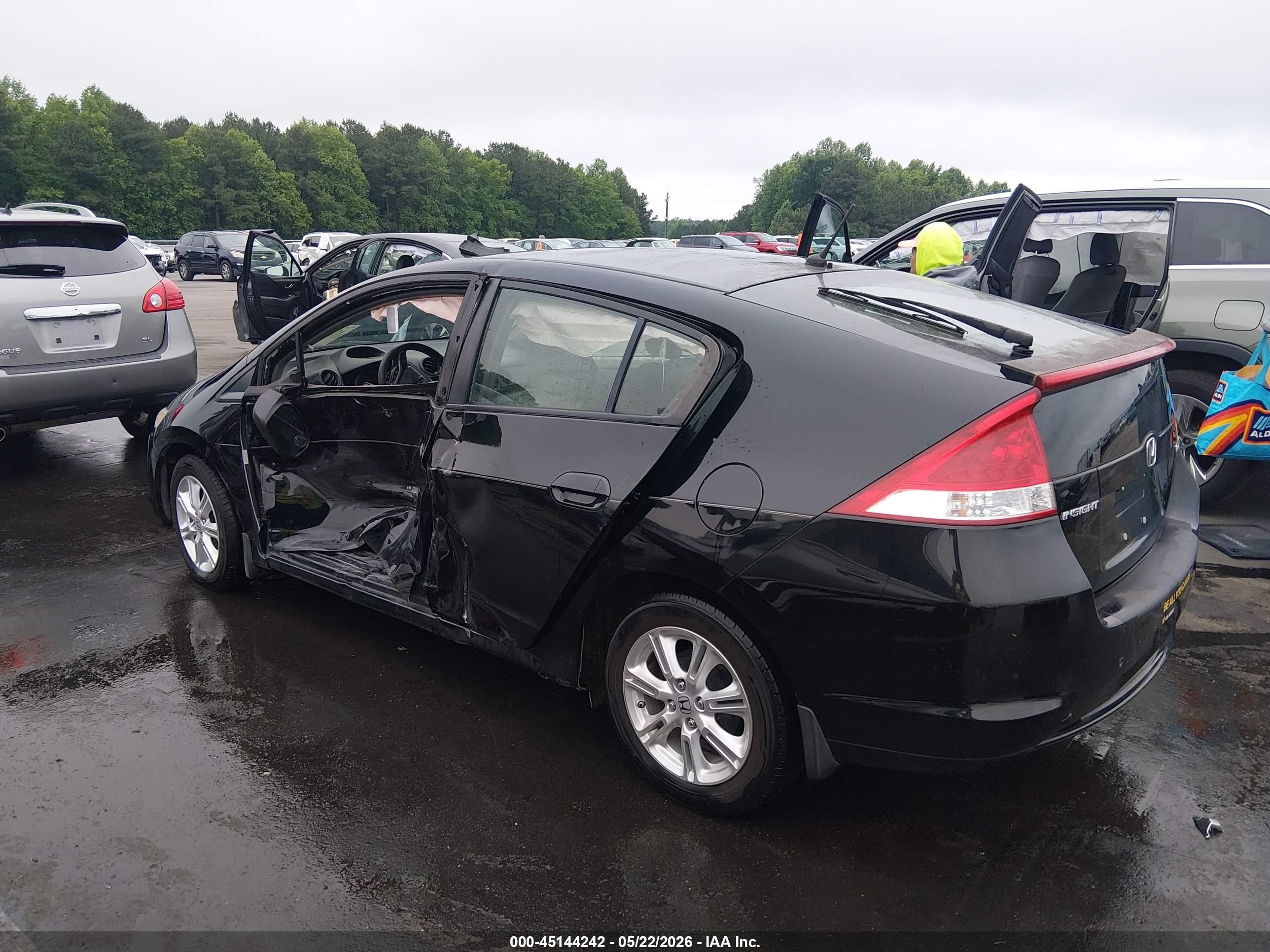 2010 Honda Insight Ex Black vin: JHMZE2H75AS008427